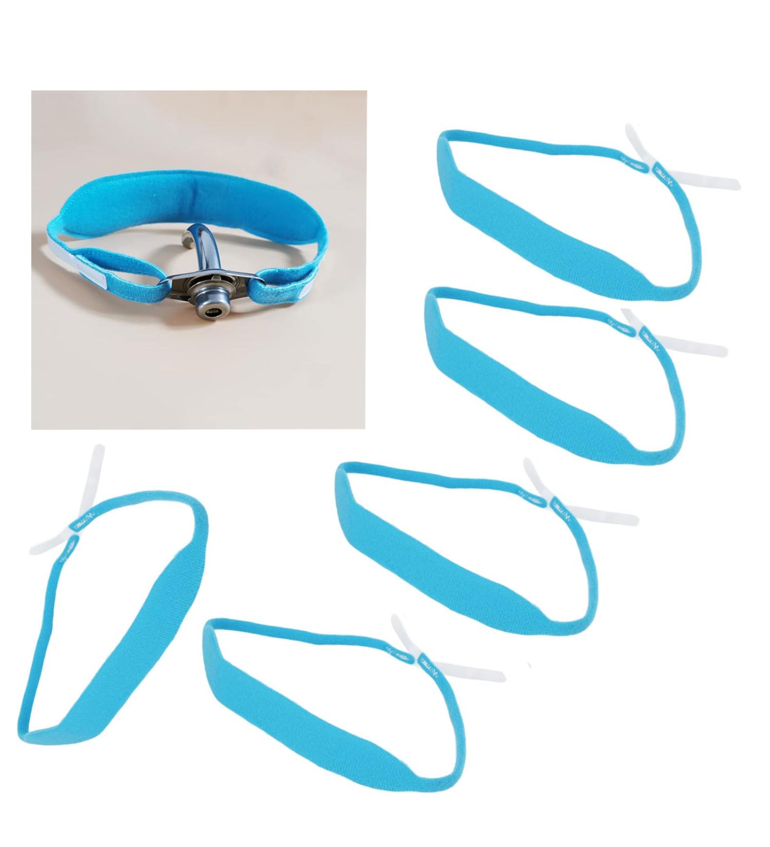 Tracheostomy Tube Holder Reusable Trach Strap Hook and Loop Tracheostomy Ties Tracheostomy Supplies for Post Neck Surgery(5 pcs) - Buy Online on GoSupps.com