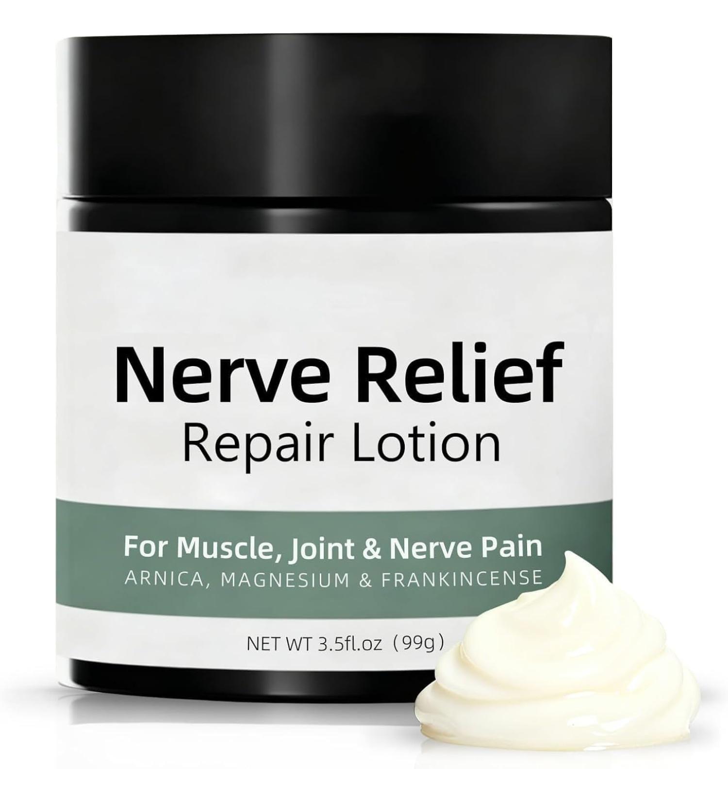 Lmoy Alcura Nerve Cream Alcura Neuropathy Lotion with Arnica & Magnesium for Knee Lumbar Neck Hand and Foot - 3.5OZ - Buy Online on GoSupps.com