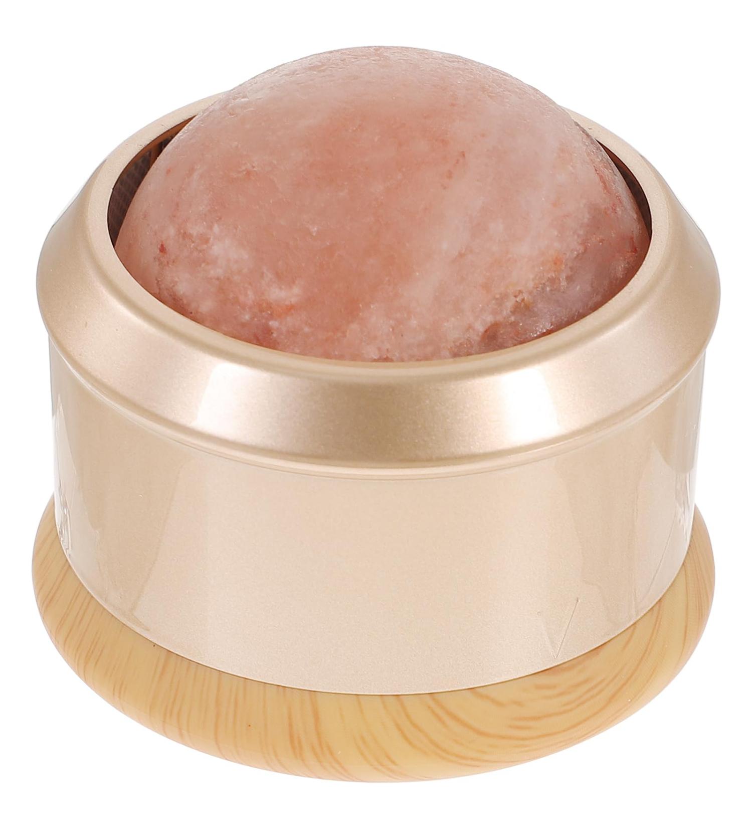 Lurrose Himalayan Salt Massage Roller Ball | Manual Cold Massager for Sore Muscles & Self-Relaxation | International Shipping Available - Buy Online on GoSupps.com