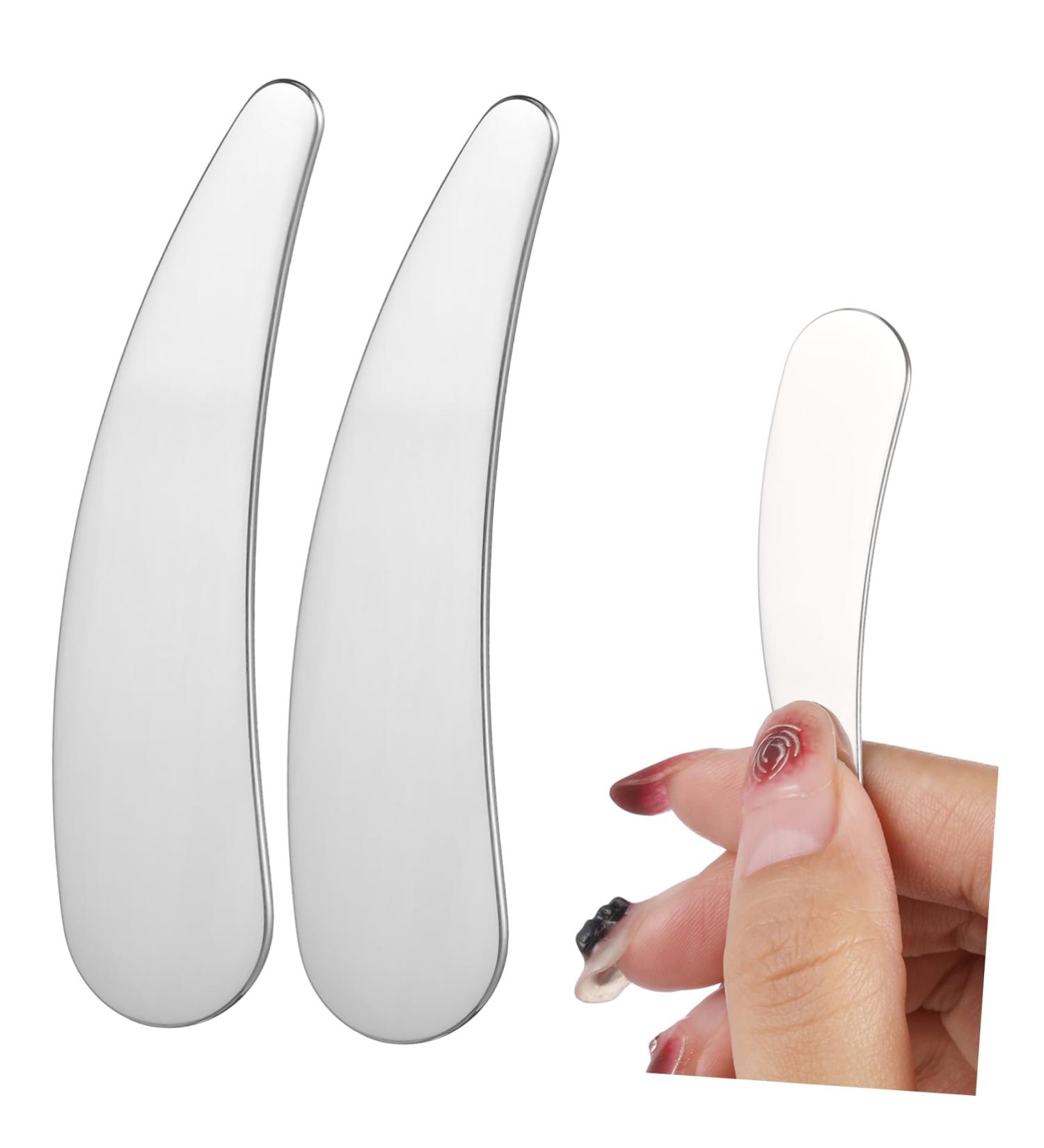 Didiseaon 2pcs Cosmetic Spatula Makeup Spatula Face Cream Spatula Make up Spatula Tool Beauty Spatula Beauty Scoop Cosmetics Spatula Foundation Spatula Face Cream Scoop Mini Spatula 1 g (Pack of 1) As Shown - Buy Online on GoSupps.com