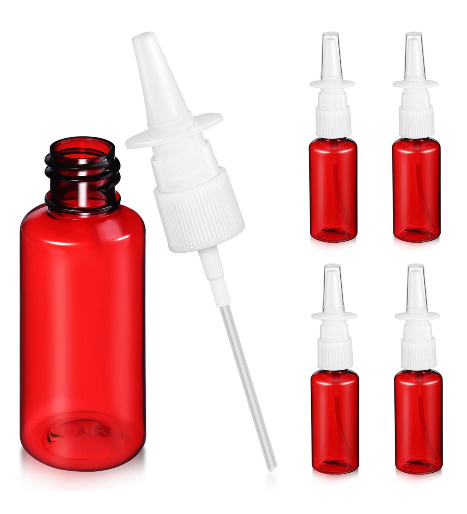 Magiclulu Nasal Spray Bottle - 30ml Refillable Sinus Spray & Salt Water Wash | 5 Pack - Buy Online on GoSupps.com