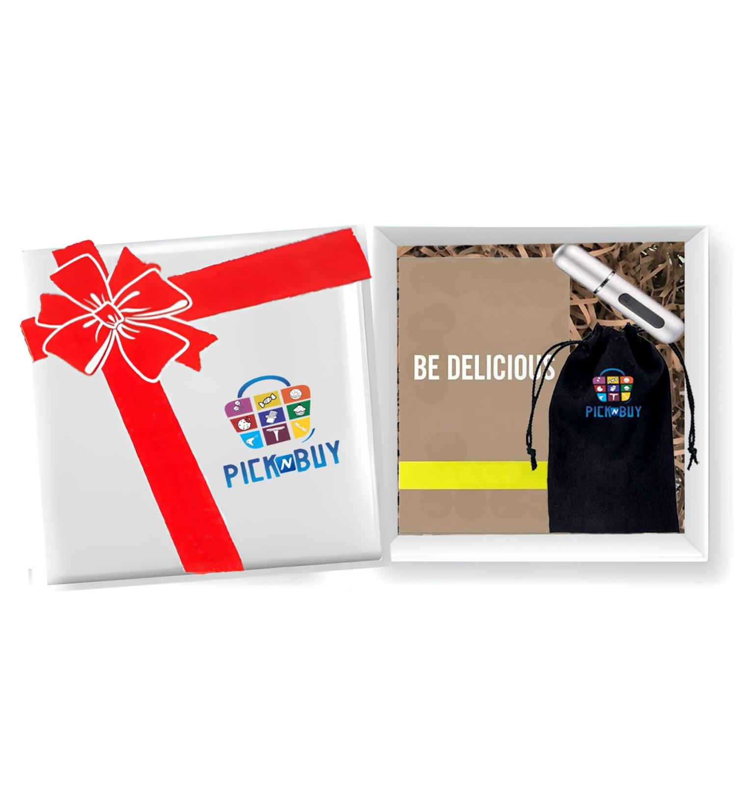 PICKN BUY Fragrance Gift Bundle - Item Include: 50 ML Delicious Perfume 1 Pack - 5ML Empty Travel Atomizer & Travel Pouch for Perfume 1.7 Fl Oz (Pack of 1) Be Delicious Perfume Bundle - Buy Online on GoSupps.com