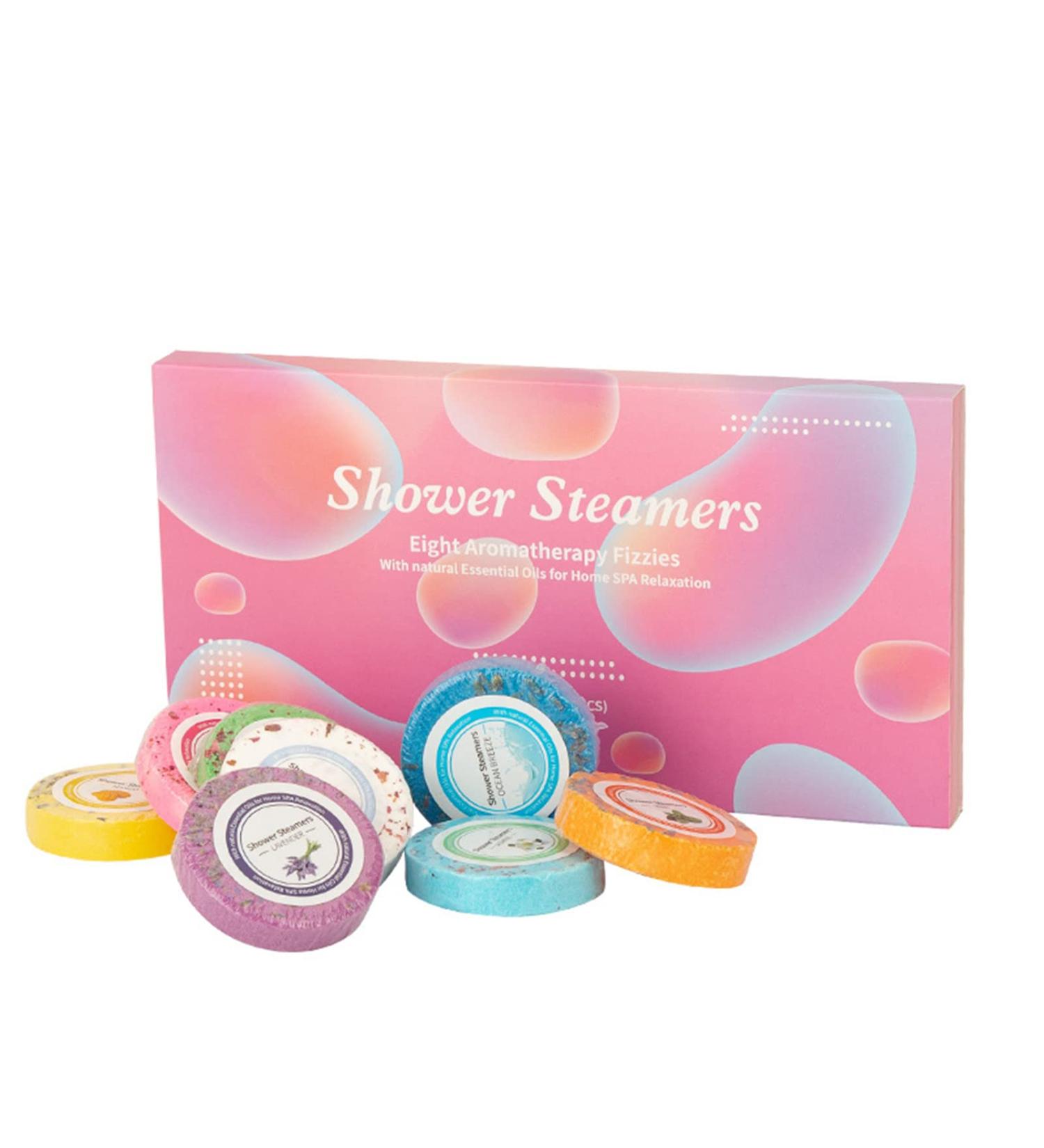 Shower Tablets for Night Time Gifts for Women Stress Relief Pink Interior for Relaxed Women - Buy Online on GoSupps.com