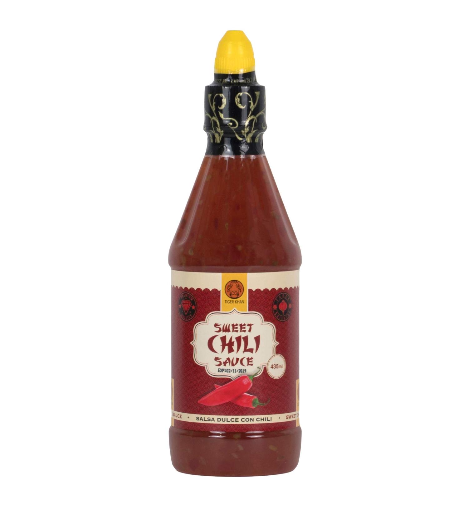 Tiger Khan - Sweet and sour sauce with dispenser to season the tastiest dishes - 435 ml