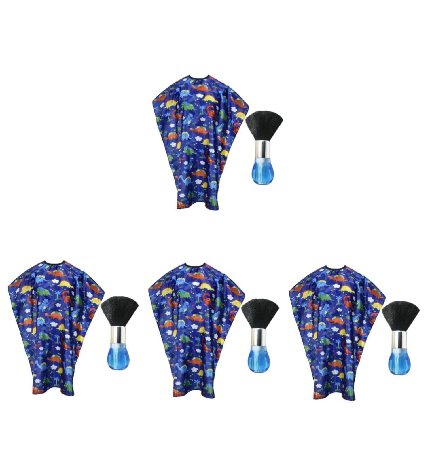 FRCOLOR 4 Sets Children's Barber Cloth Haircut Cape Haircutting Cover Barber Cape for Hairdressing Cape Rainbow Hair Clips Hair Cutting Kit Capes for Fabric - Buy Online on GoSupps.com