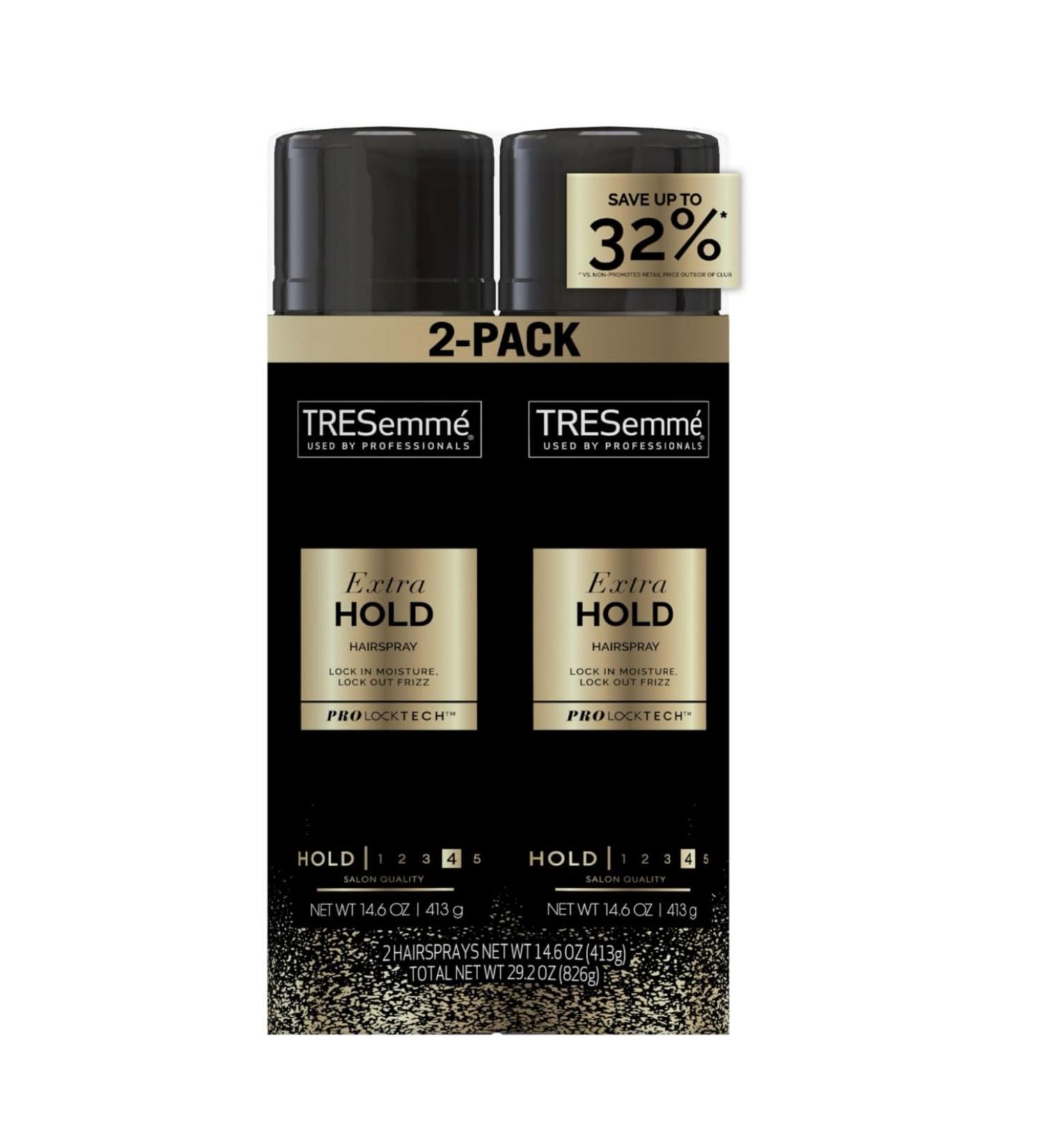 TRESEMME Tres Two Spray EXTRA HOLD 14.6 fl oz (pack of 2) - Buy Online on GoSupps.com