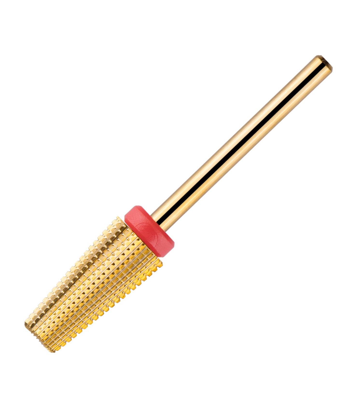 BNG 5-in-1 Carbide Nail Drill Bit for Fast Acrylic & Hard Gel Removal - Tungsten Steel Manicure Pedicure Tool - Fine Gold - Buy Online on GoSupps.com