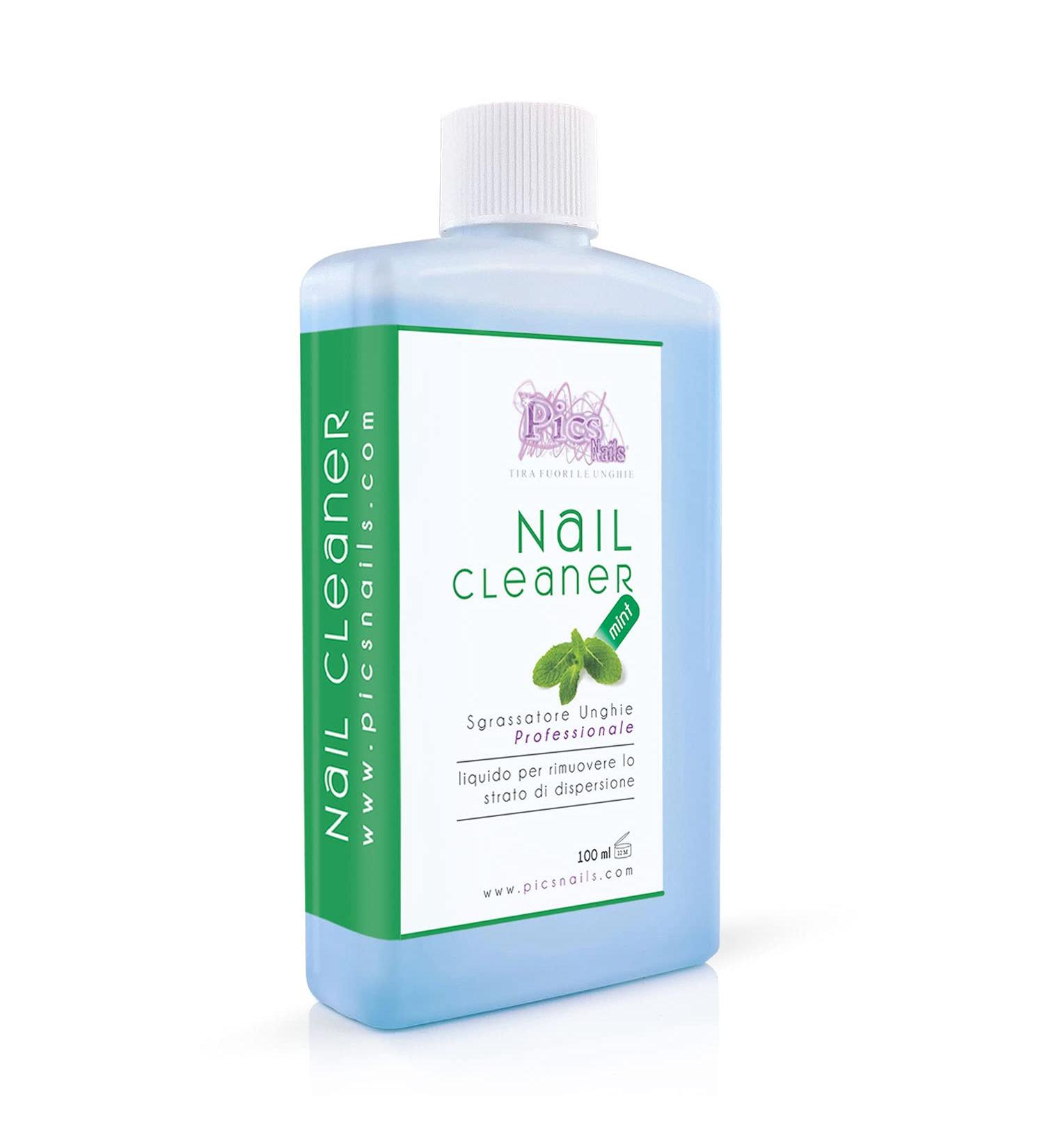 Nail Cleaner Professional Nails Degreaser 100 ml Mint - Nail Degreaser Removes the dispersion (sticky) layer from Builder Gel Nails - Buy Online on GoSupps.com