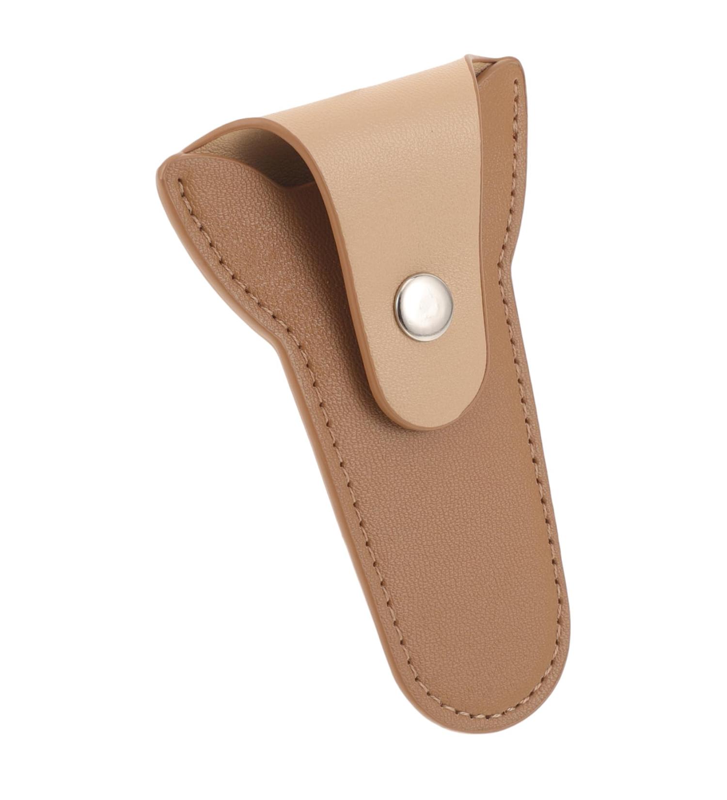 MERRYHAPY Beauty Scissors Grooming Clippers Grooming Scissors Manicure Scissors Nail Scissor Storage Holder Nail Scissor Storage Cosmetic Holder Leather - Buy Online on GoSupps.com