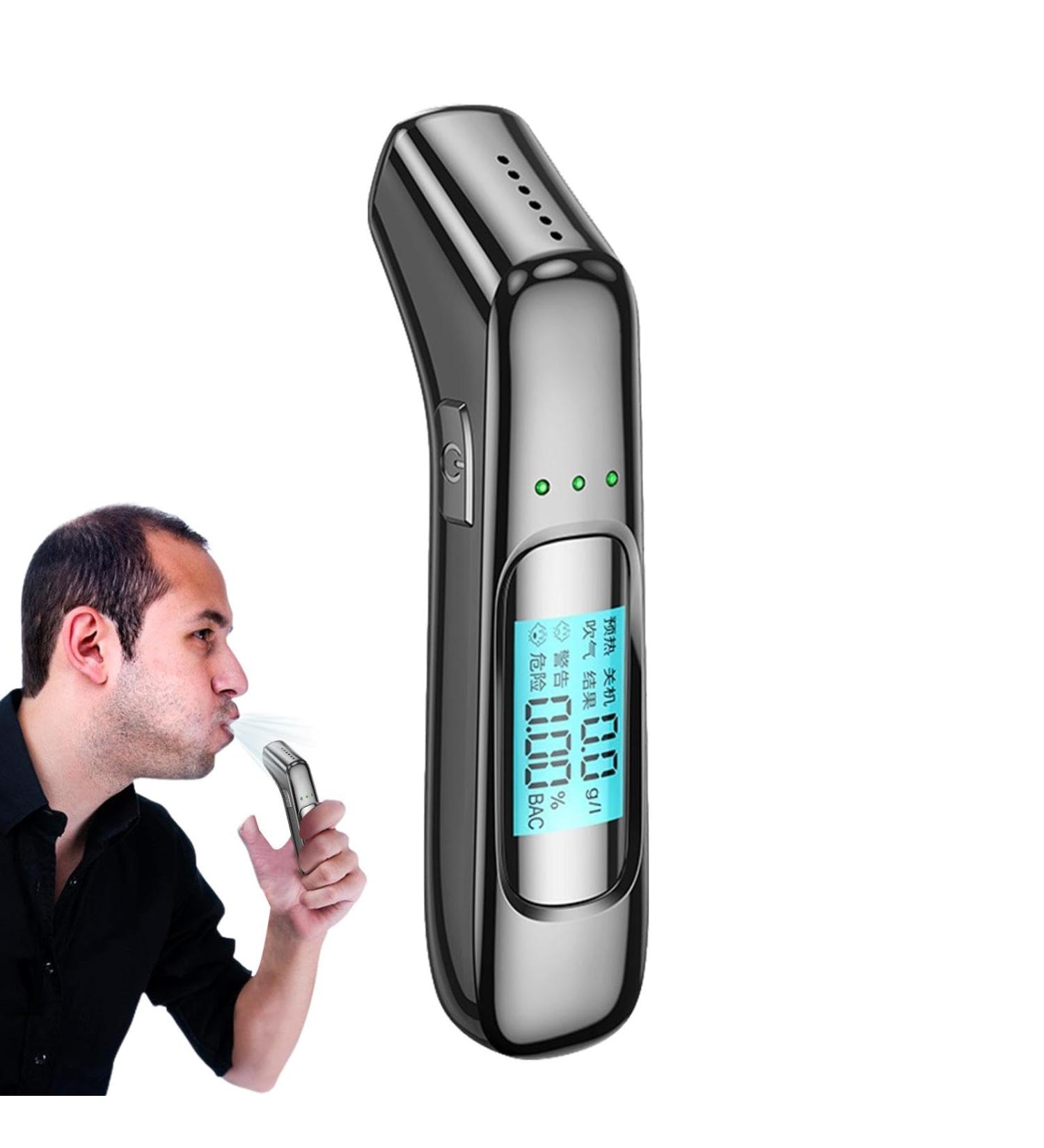 Shakven Alcohol Breathalyzer - Personal Breathalyzer with LED Display Drunk Driving Tester Alcohol Blower Tester Highly Accurate Breathalyzer Tester for Party - Buy Online on GoSupps.com