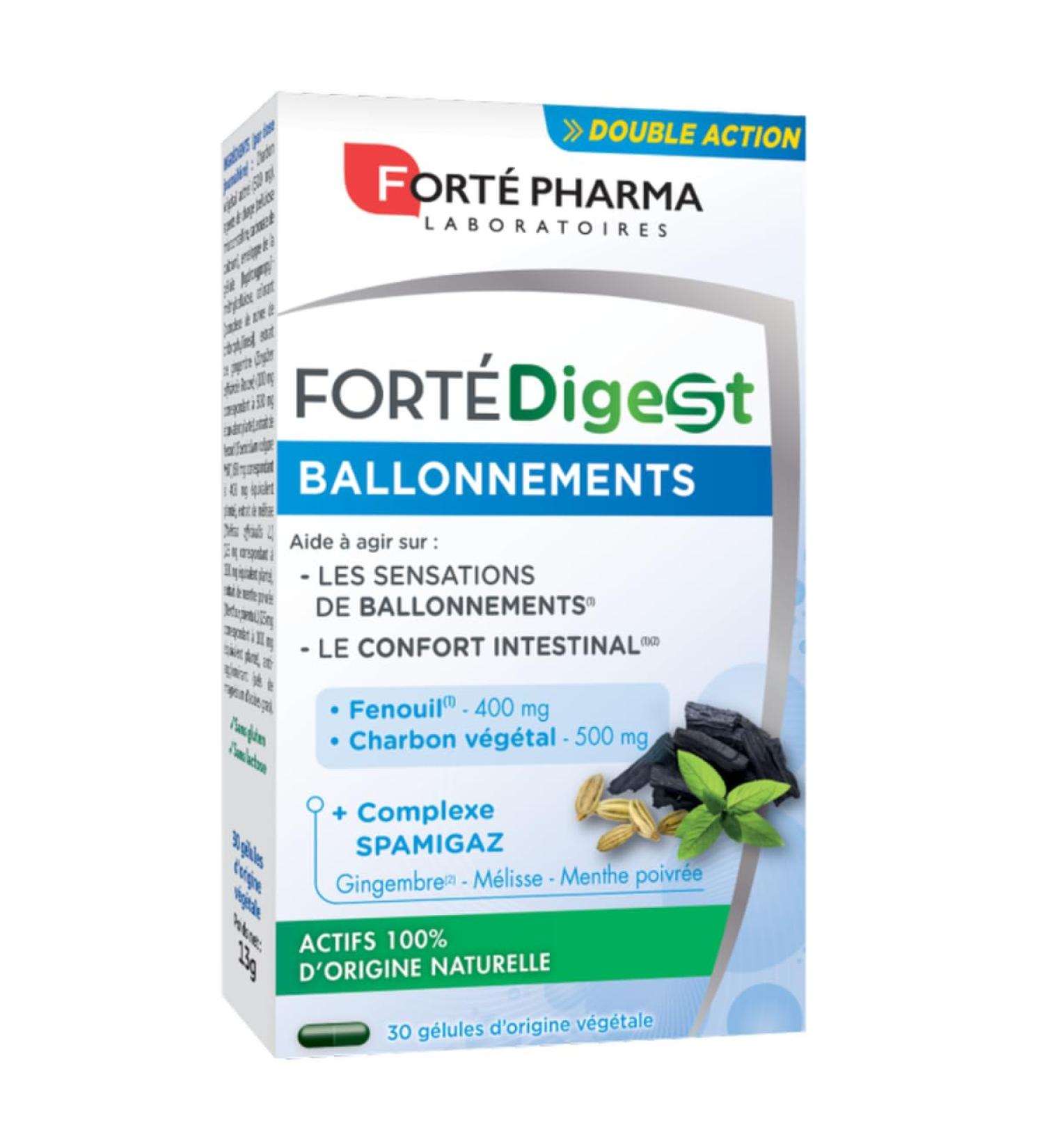 Fort Pharma - Fort Digest Cubes Transit | Food Supplement Difficult Digestion - Promotes Intestinal Transit | Ric - Buy Online on GoSupps.com