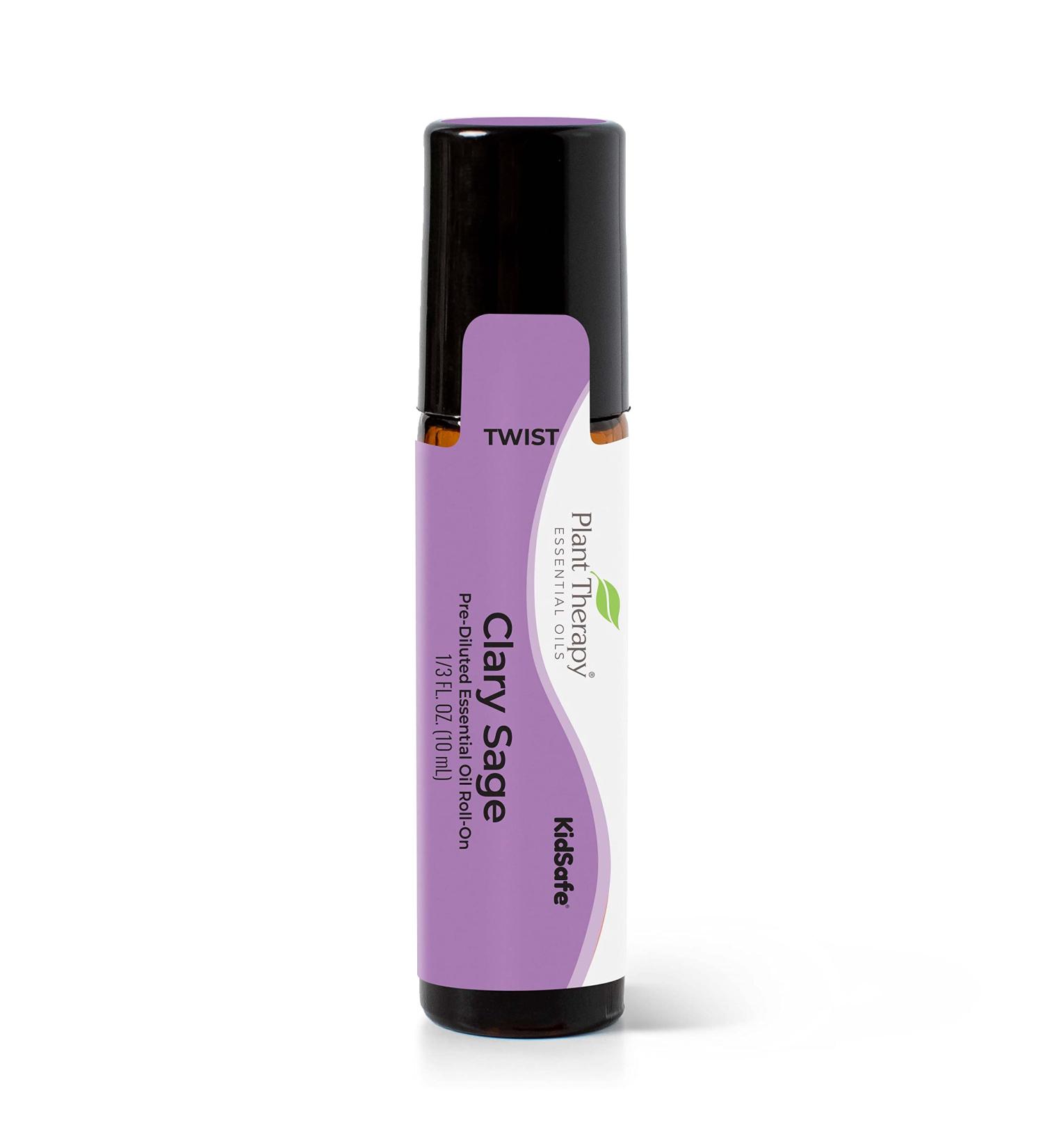 Buy Plant Therapy Clary Sage Essential Oil Roll-On 10 mL - 100% Pure & Natural Aromatherapy for Relaxation & Wellness - Buy Online on GoSupps.com