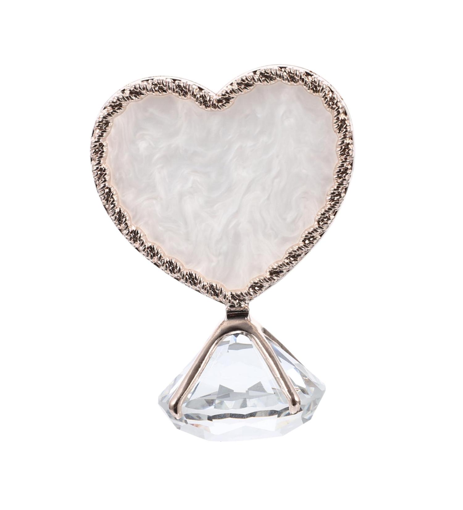 minkissy Nail Art Display Stand Earring Display Stand Nail Mixing Holder Nail Polish Earring Plate Holder Cosmetic Artist Mixing Nail Art Pallet Resin Nails Heart-shaped Acrylic Crystal 8.7x6.5cm Assorted Color 1 - Buy Online on GoSupps.com