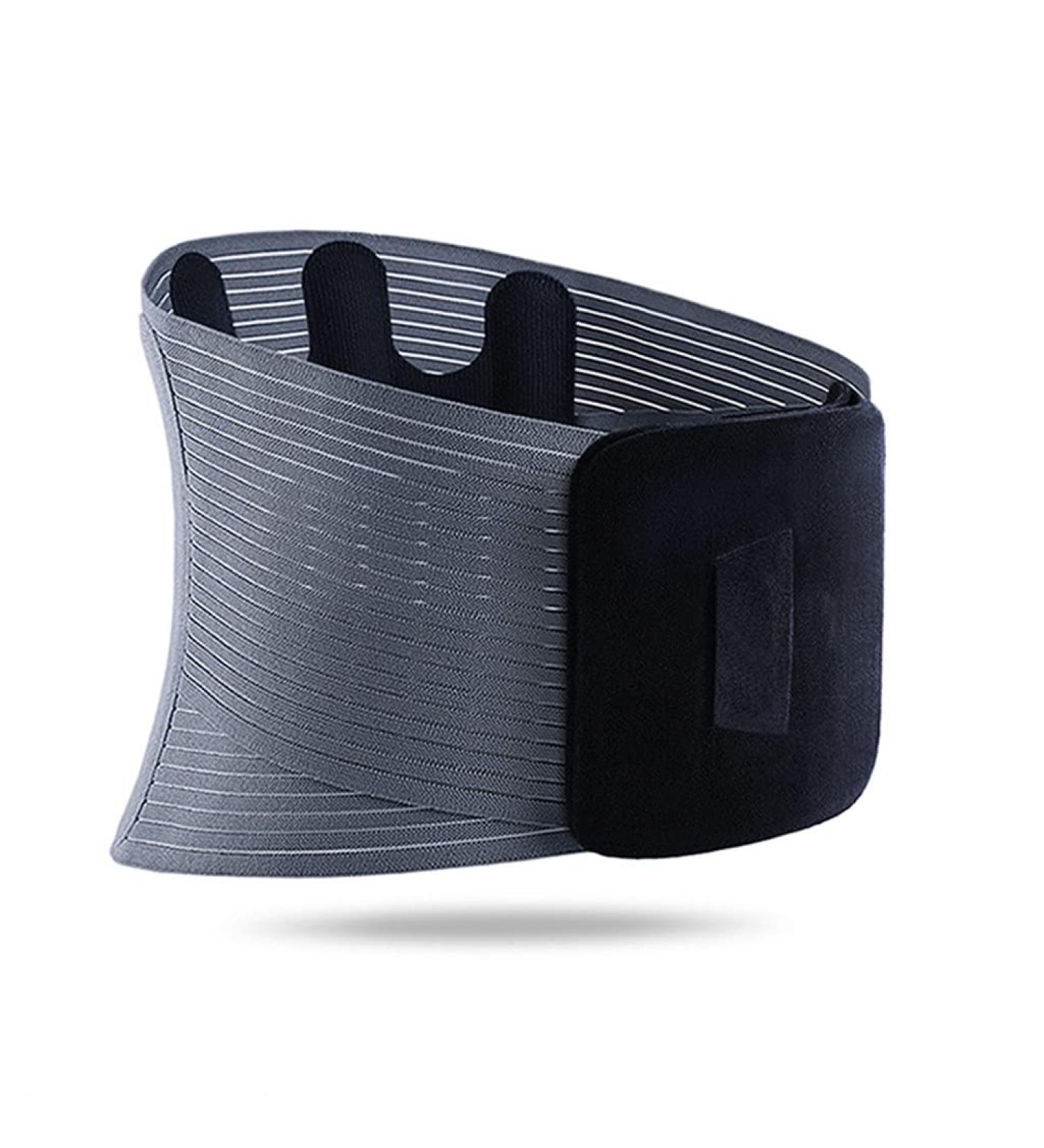 Unisex Adjustable Lumbar Support Belt - Disc & Low Back Protection for Sports & Fitness - Buy Online on GoSupps.com