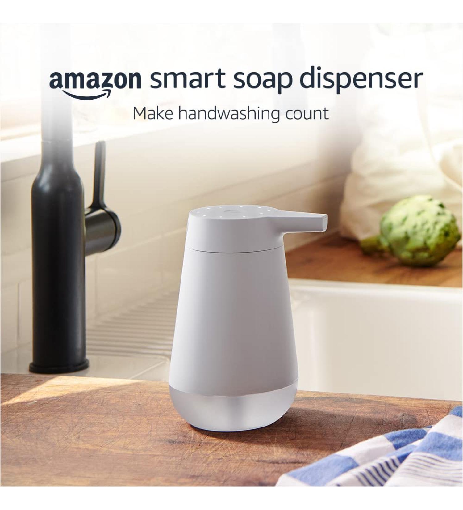 Amazon Smart Soap Dispenser 12-oz with 20-Second Timer - Works with Alexa | Automatic Hand Soap Dispenser - Buy Online on GoSupps.com
