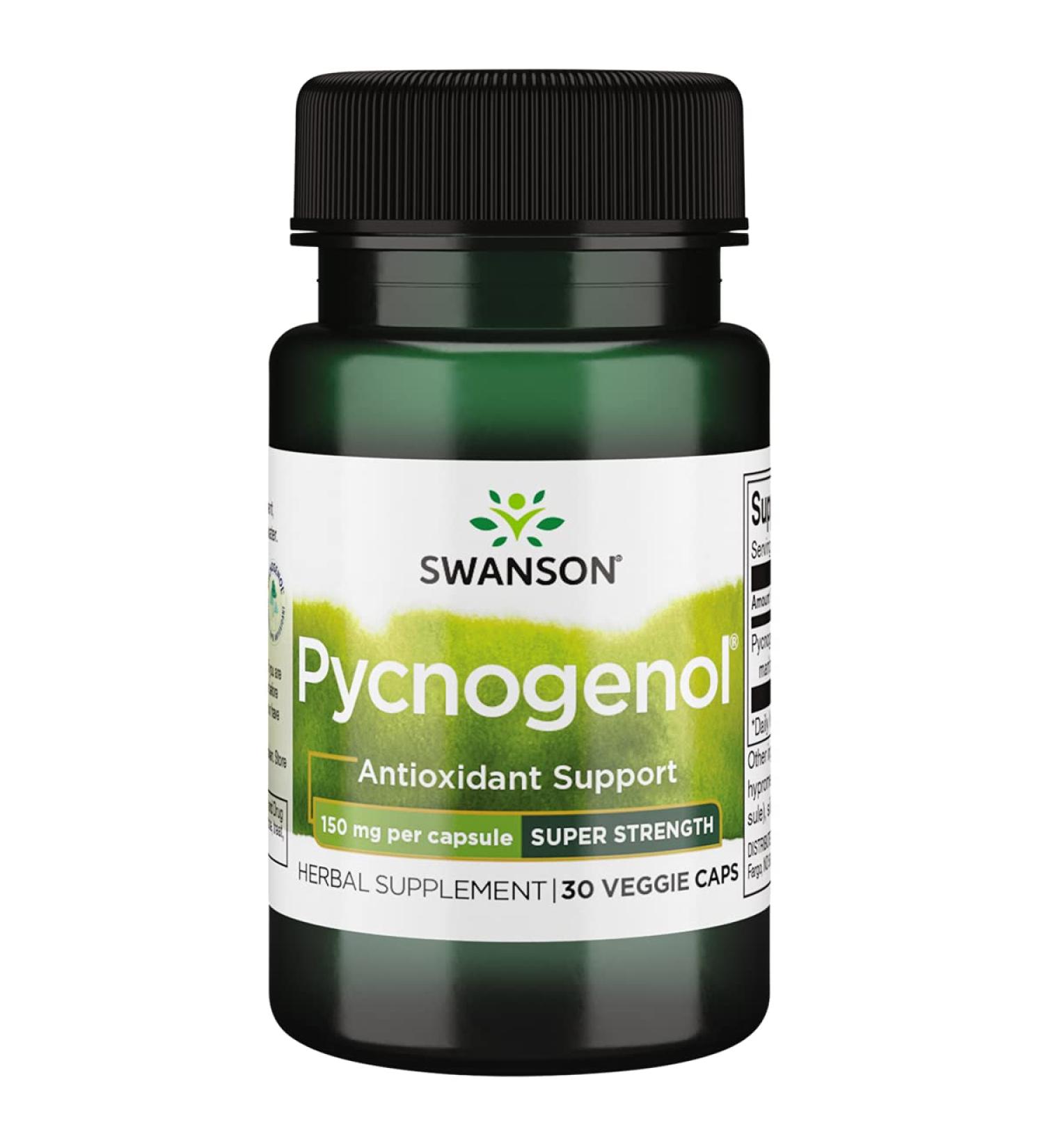 Swanson Super Strength Pycnogenol 150mg - Boost Antioxidant Support | 30 Veg Capsules - International Shipping Available - Buy Online on GoSupps.com