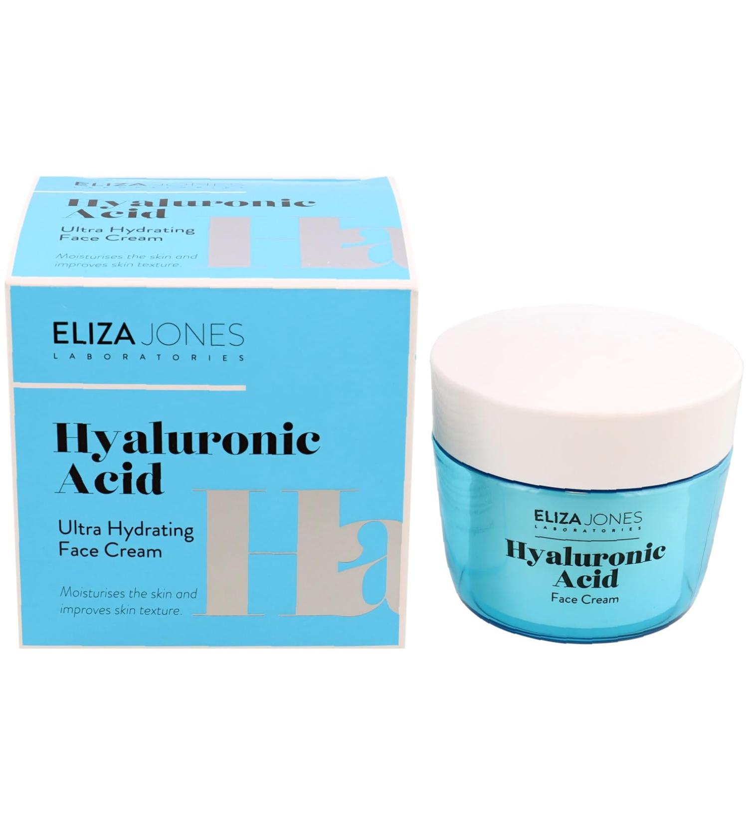 Eliza Jones Laboratories Eliza Jones Face Cream Hyaluronic Acid Cream Intensive Moisturising Cream (Hyaluronic Acid Ultra Hydrating Cream) 50 ml