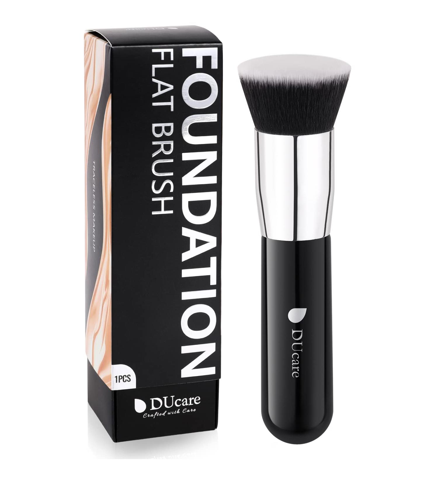 DUcare Flat Top Kabuki Brush - Professional Liquid & Powder Foundation Makeup Brush - Buy Online on GoSupps.com