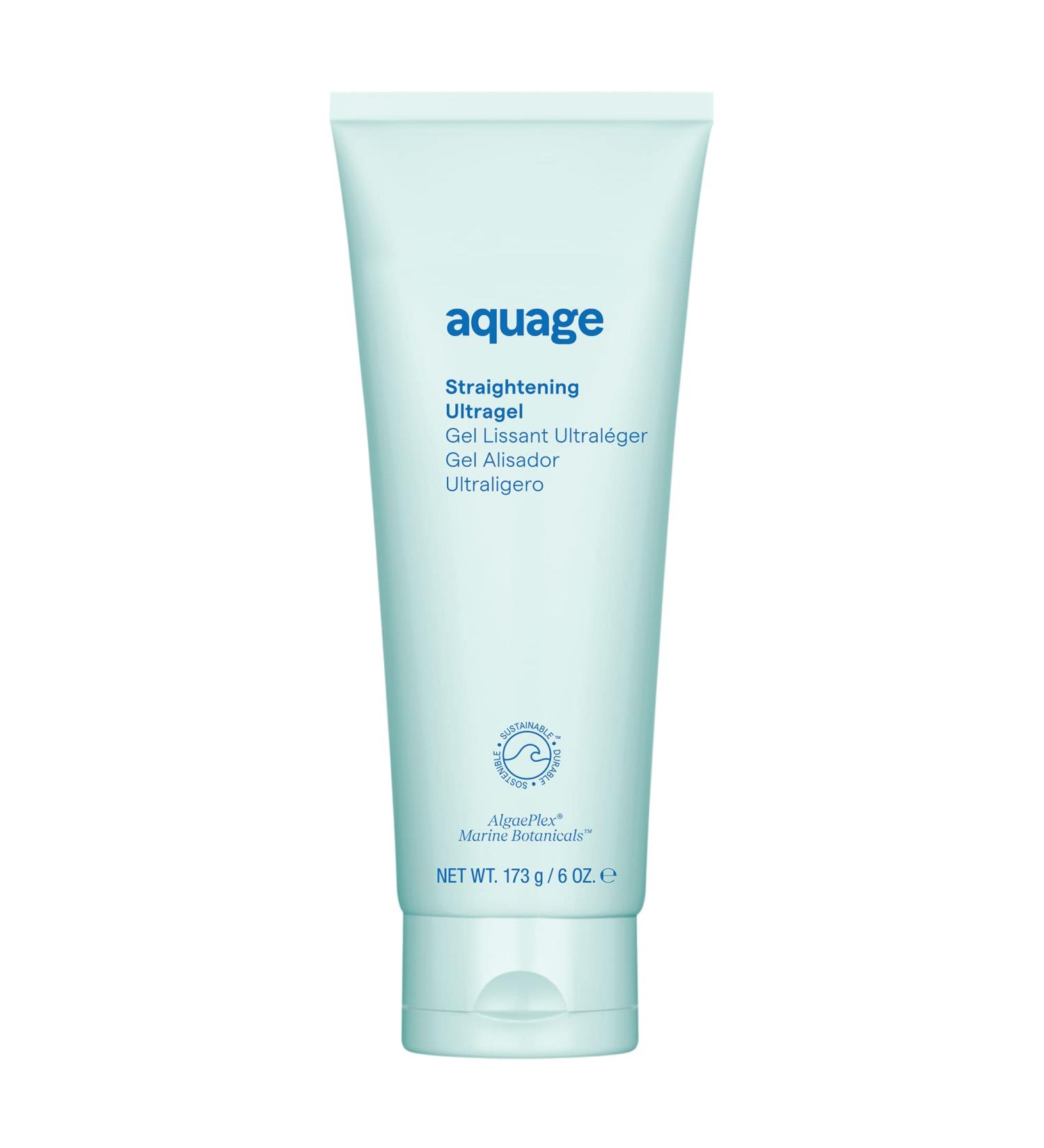 Aquage Straightening Ultragel - Lightweight Smoothing Formula for Curly Permed & Frizzy Hair with AlgaePlex Botanicals | 6 fl. oz. - Shop Internationally - Buy Online on GoSupps.com
