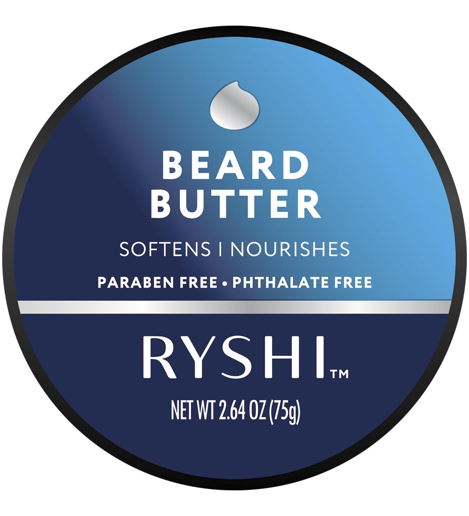 Ryshi Beard Butter - Nourishing 2.64 oz Beard Care for Soft Healthy Facial Hair - International Shipping Available - Buy Online on GoSupps.com