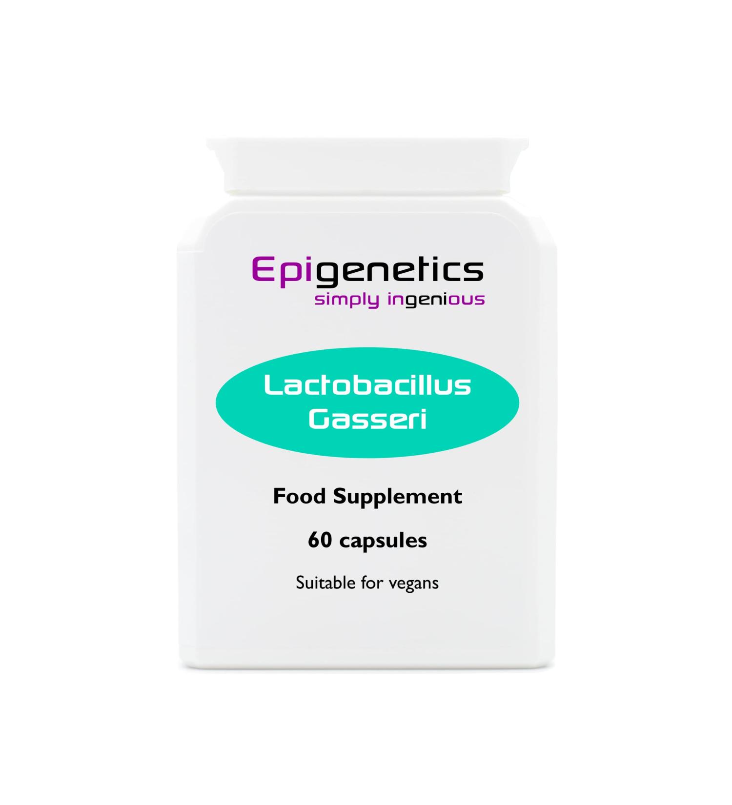 Lactobacillus Gasseri | 5 Billion CFU Probiotic + Jerusalem Artichoke Prebiotic (Inulin) | 60 Vegan Delayed Release Capsules UK Made | 2 Month Supply