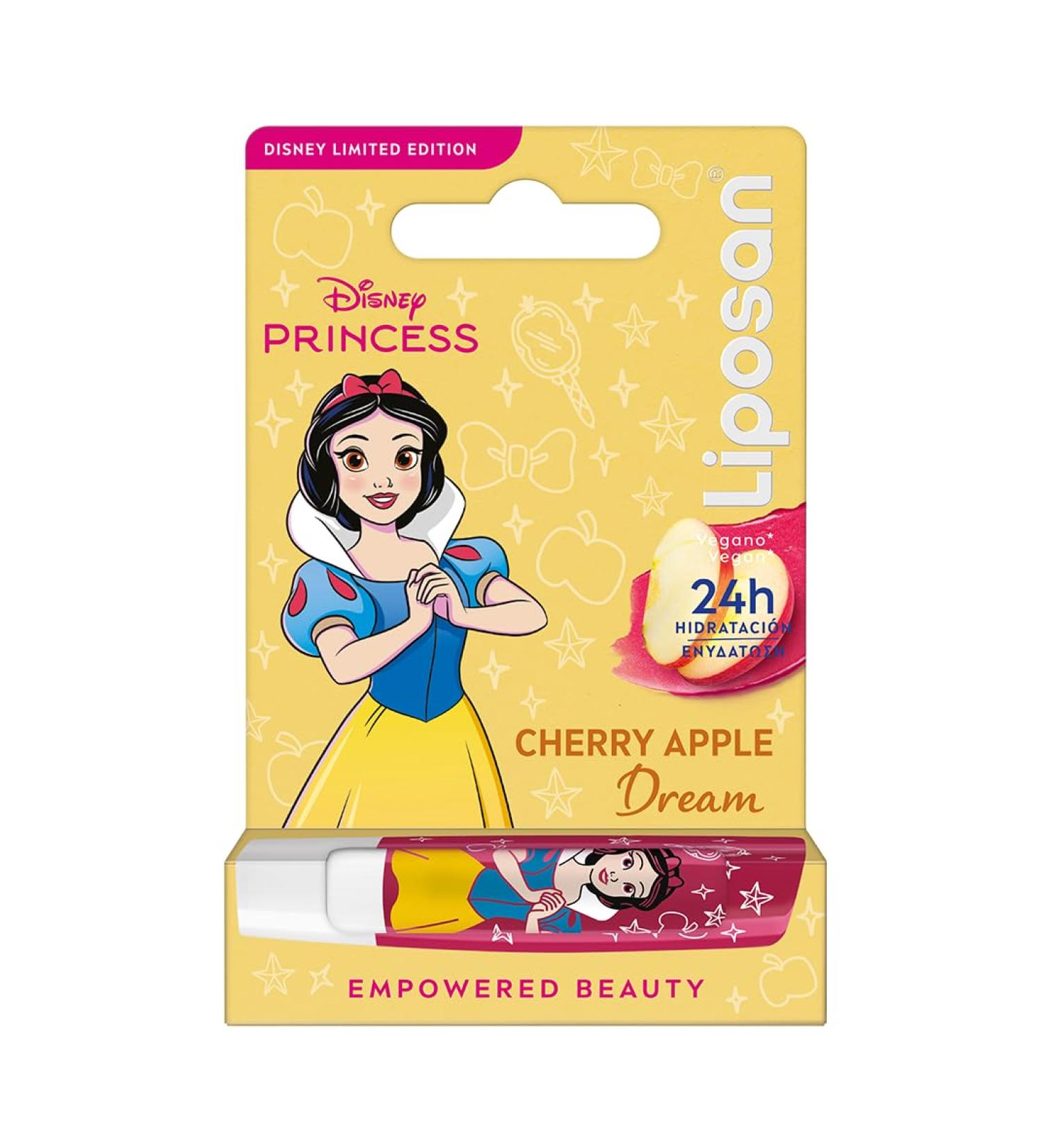  Liposan LIPOSAN Cherry Shine Disney Princess Snow White Limited Edition (1 x 4.8g) Kids Lip Balm with 24 Hour Hydration Cherry Lip Balm for Soft and Beautiful Lips - Buy Online on GoSupps.com