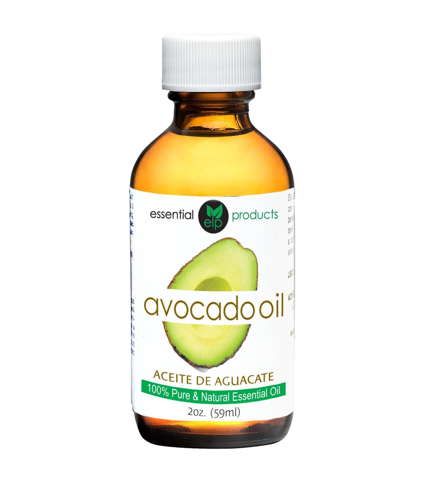 ELP Pure Avocado Seed Oil 1 oz - 100% Pure & Natural | Best Quality Oil for Skin & Hair Care - Buy Online on GoSupps.com