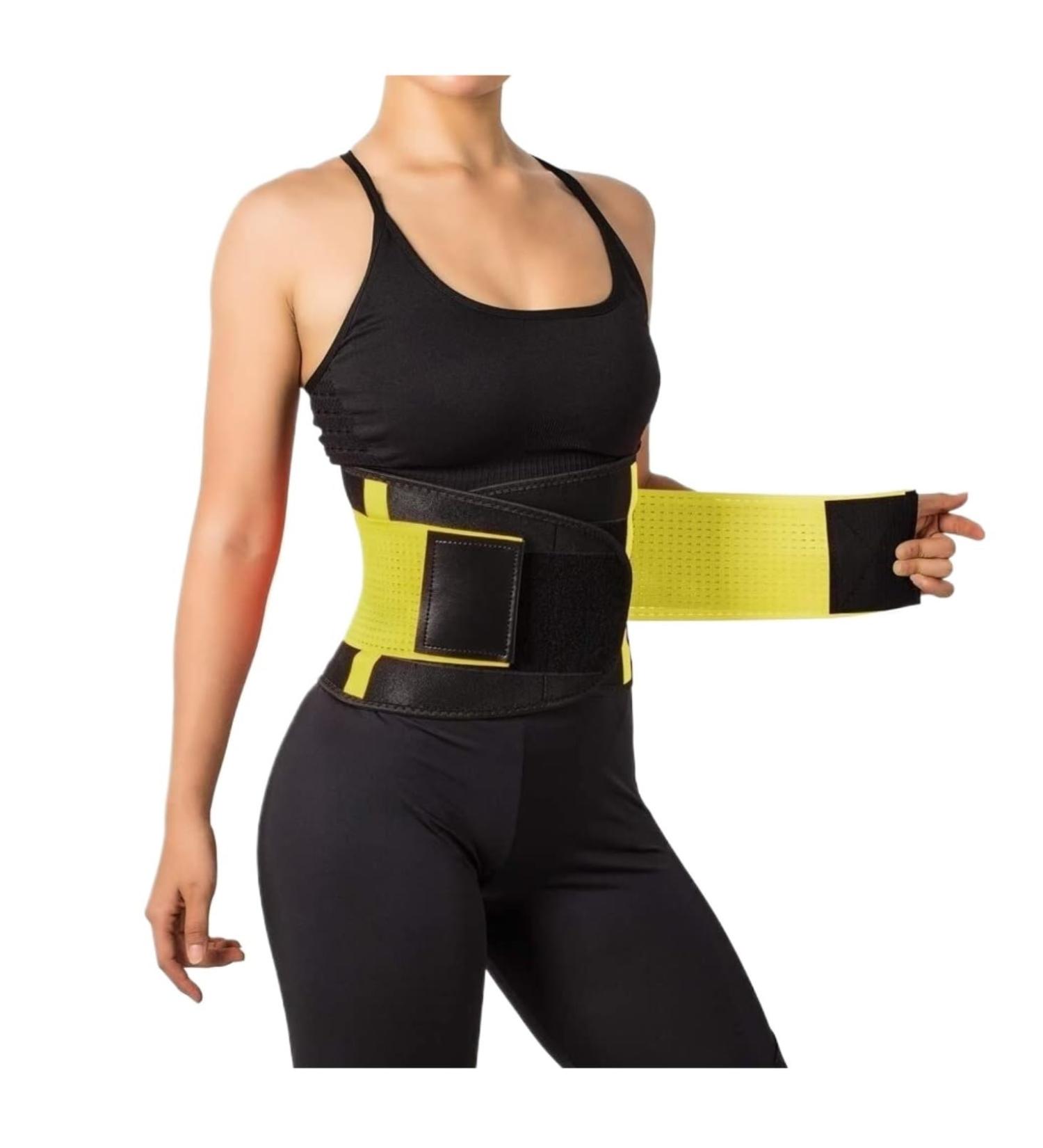 Back Brace Lumbar Support Back Brace Waist Decompression Belt Spine Breathable Lumbar Support Corset Waist Belt(Yellow Large) Large Yellow - Buy Online on GoSupps.com