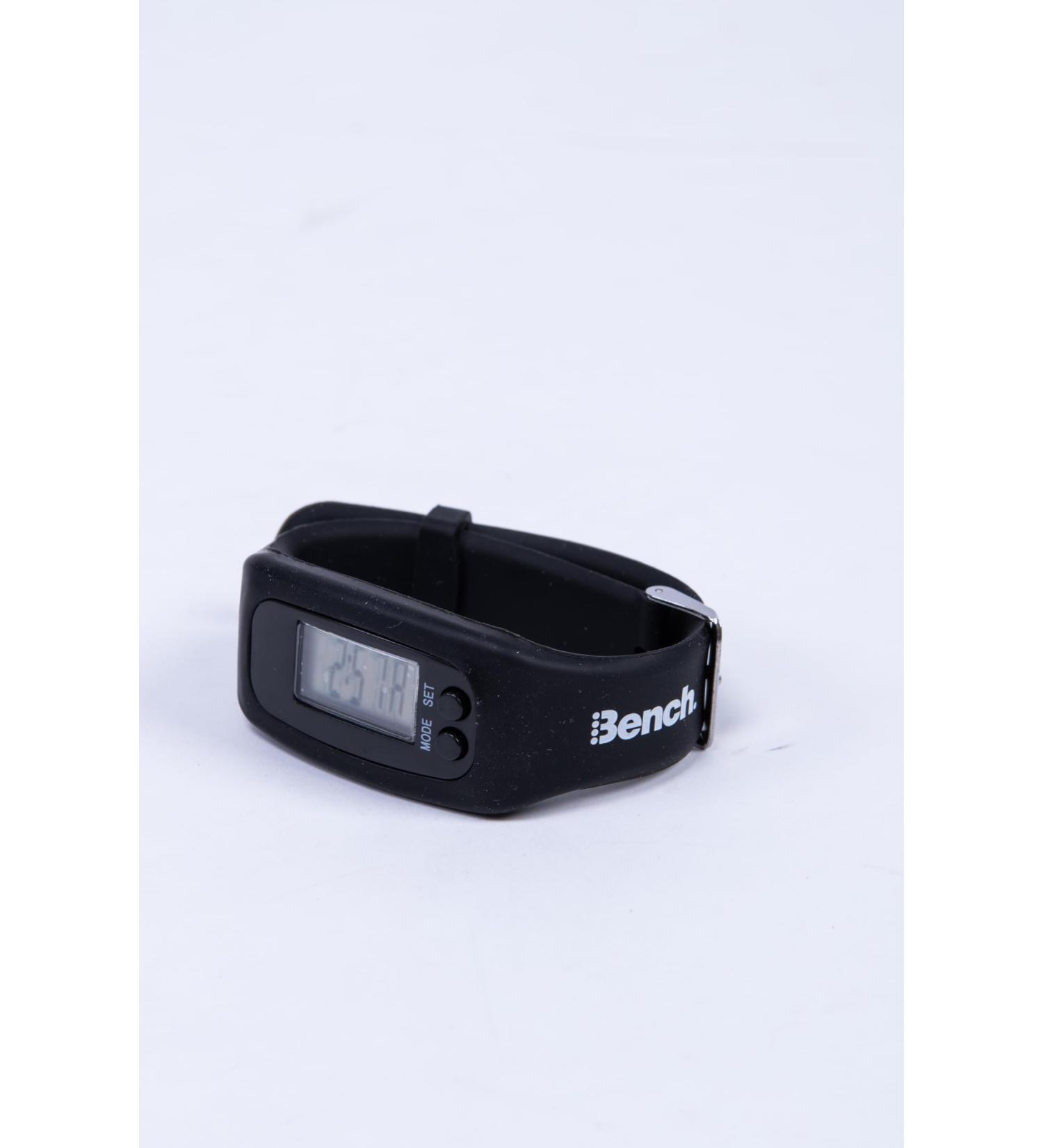 BENCH BS3348 Pedometer Wrist Watch Pedometro Unisex Black