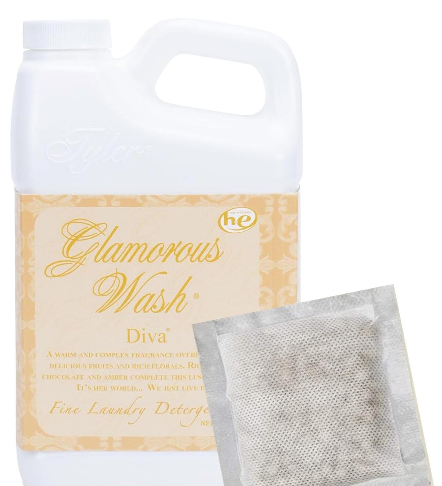 Buy Tyler Candle Company Glam Wash Laundry Detergent - Diva 16 Fl Oz with Glamorous Sachet | Premium Eco-Friendly International Shipping - Buy Online on GoSupps.com