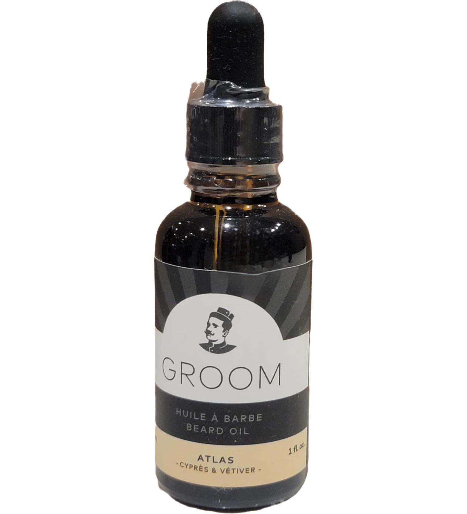 ATLAS Beard Oil - Universal beard care. Recommended for all beard types by Groom Montreal - Buy Online on GoSupps.com