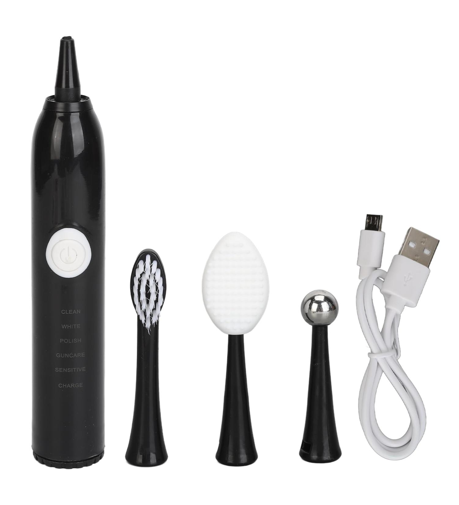 Electric Tongue Muscle Trainer - Enhance Lip & Tongue Strength | Includes 3 Replacement Heads for Men & Women | International Shipping Available - Buy Online on GoSupps.com