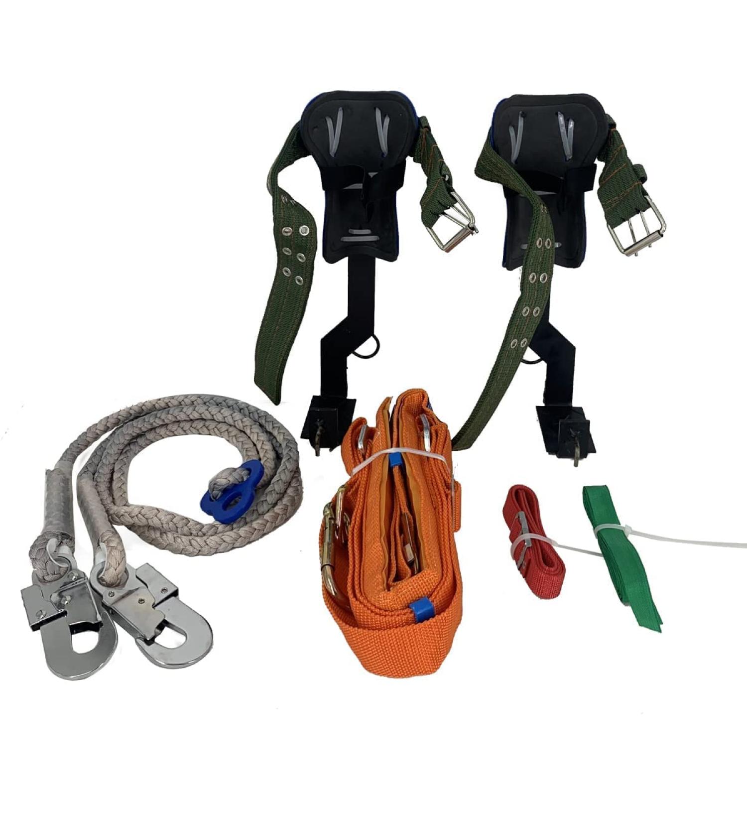CDZHLTG Tree Climbing Equipment Set | Fall Protection Rope Climbing Belt & Gear for Outdoor Mountaineering - Buy Online on GoSupps.com