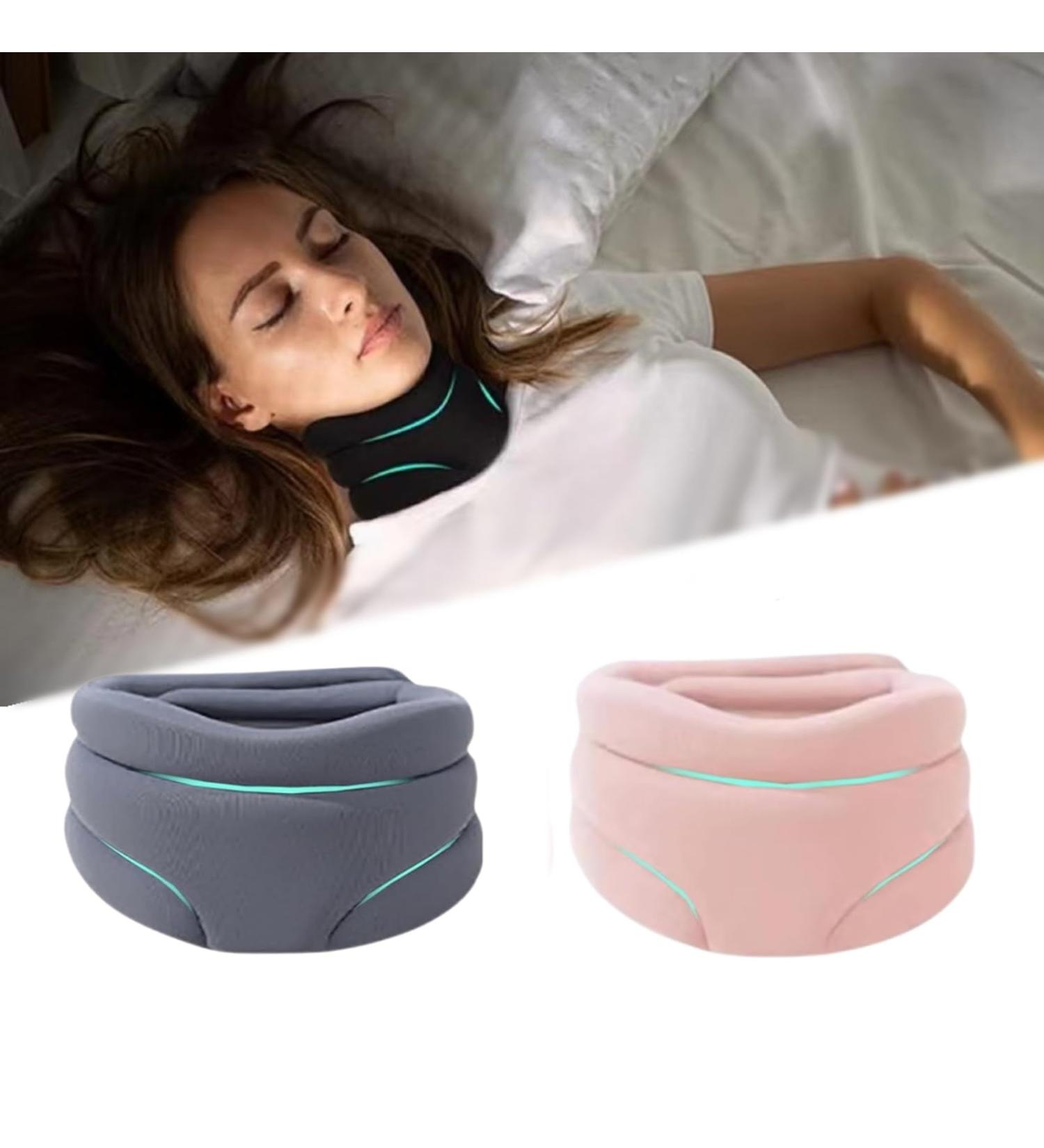 Neck Brace Neck Support Neck Traction Device Neck Posture Corrector Neck Decompression Devices Neck Posture Corrector for Neck Pain and Support During Sleep(Gray + Pink) - Buy Online on GoSupps.com