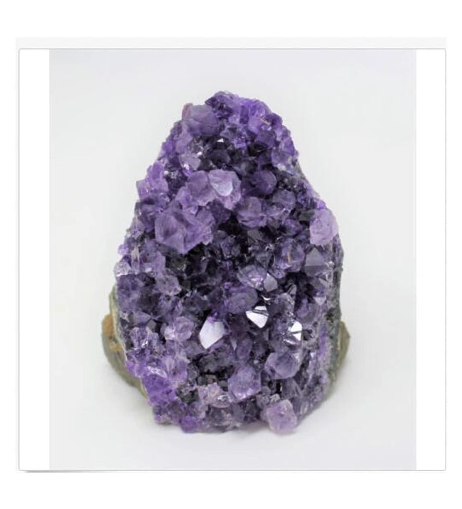 Amethyst Large Amethyst Cluster Geode Crystal Quartz Cut Base Amethyst Specimen JIZTGEDM - Buy Online on GoSupps.com