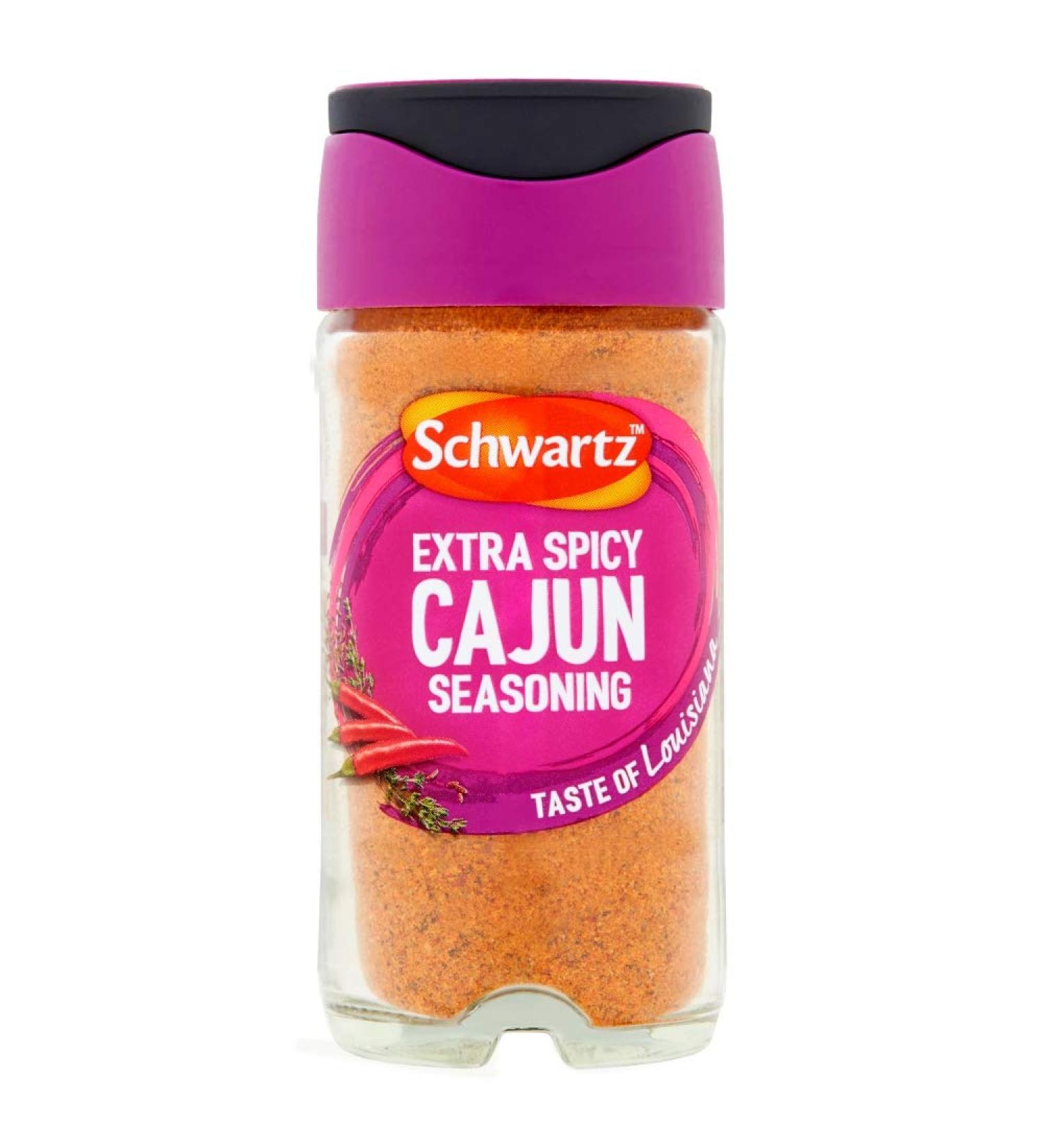 Schwartz Grill & Sizzle Extra Spicy Cajun 42g - Authentic Cajun Seasoning - Buy Online on GoSupps.com