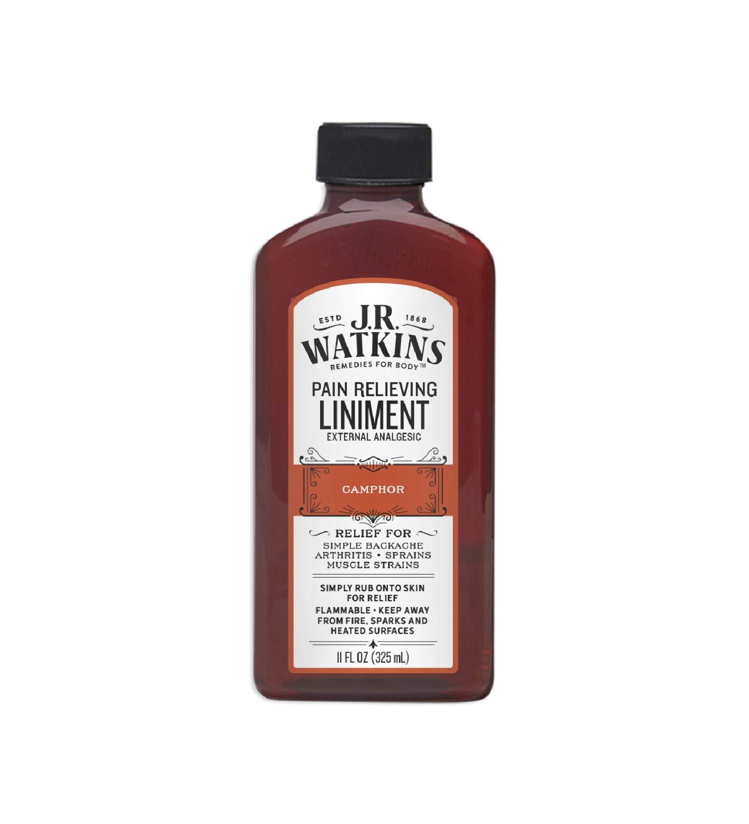 J.R. Watkins Natural Pain Relieving Liniment 11 oz | Fast-Acting Pain Relief - Buy Online on GoSupps.com