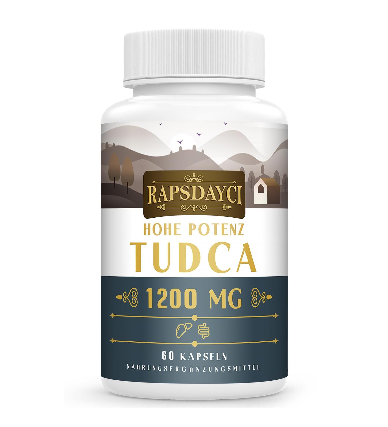 TUDCA Ultra-Strength (1200mg Per Serving) 60 Softgels - Tauroursodeoxycholic Acid Bile Salts Liver Supplement | Non-GMO Gl - Buy Online on GoSupps.com