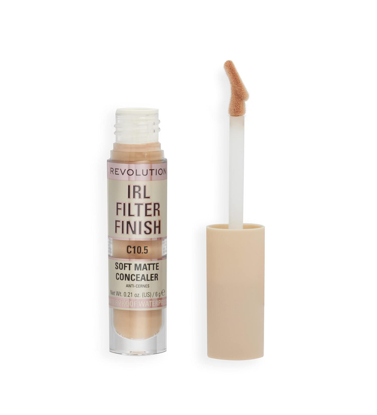 Makeup Revolution IRL Filter Finish Concealer C10.5 6g - Medium to Full Coverage (Pack of 1) - Buy Online on GoSupps.com
