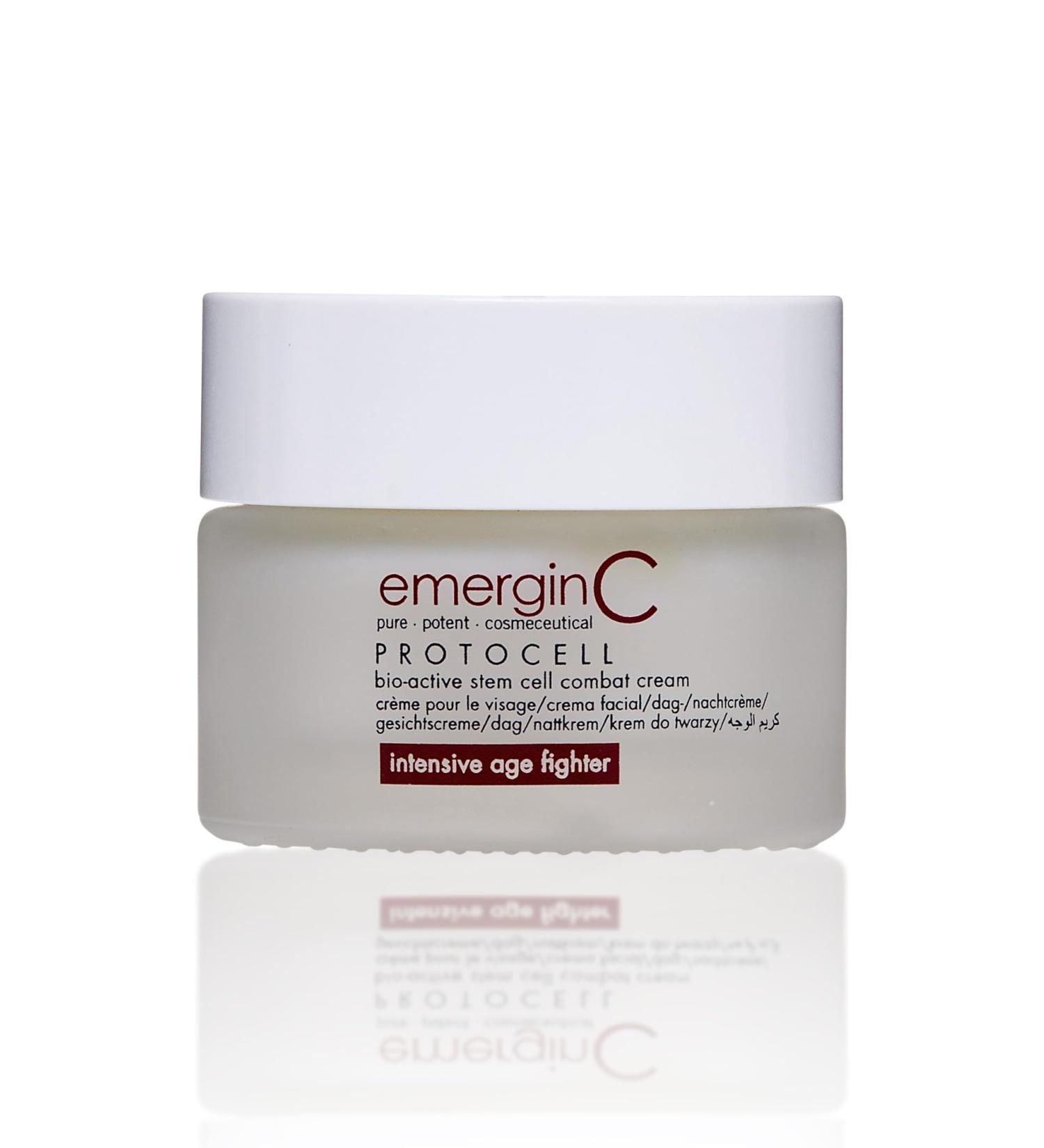 emerginC Protocell Anti-Aging Face Cream - Bio-Active Plant Stem Cell & Hyaluronic Acid Moisturizer | Reduce Fine Lines & Wrinkles (1.7 oz 50 ml) - International Shipping Available - Buy Online on GoSupps.com