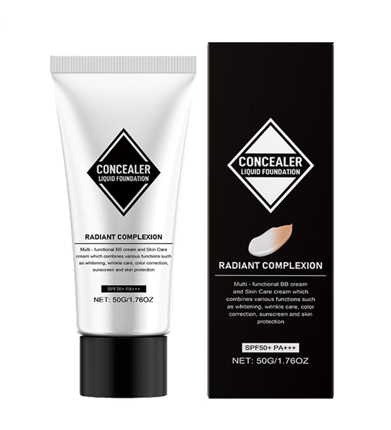 Color Matching Foundation Liquid Concealer Foundation | 1.76oz Color Changing Mature Skin Foundation Hydrating Liquid Base Makeup BB Cream Sunscreen For Pe Types - Buy Online on GoSupps.com