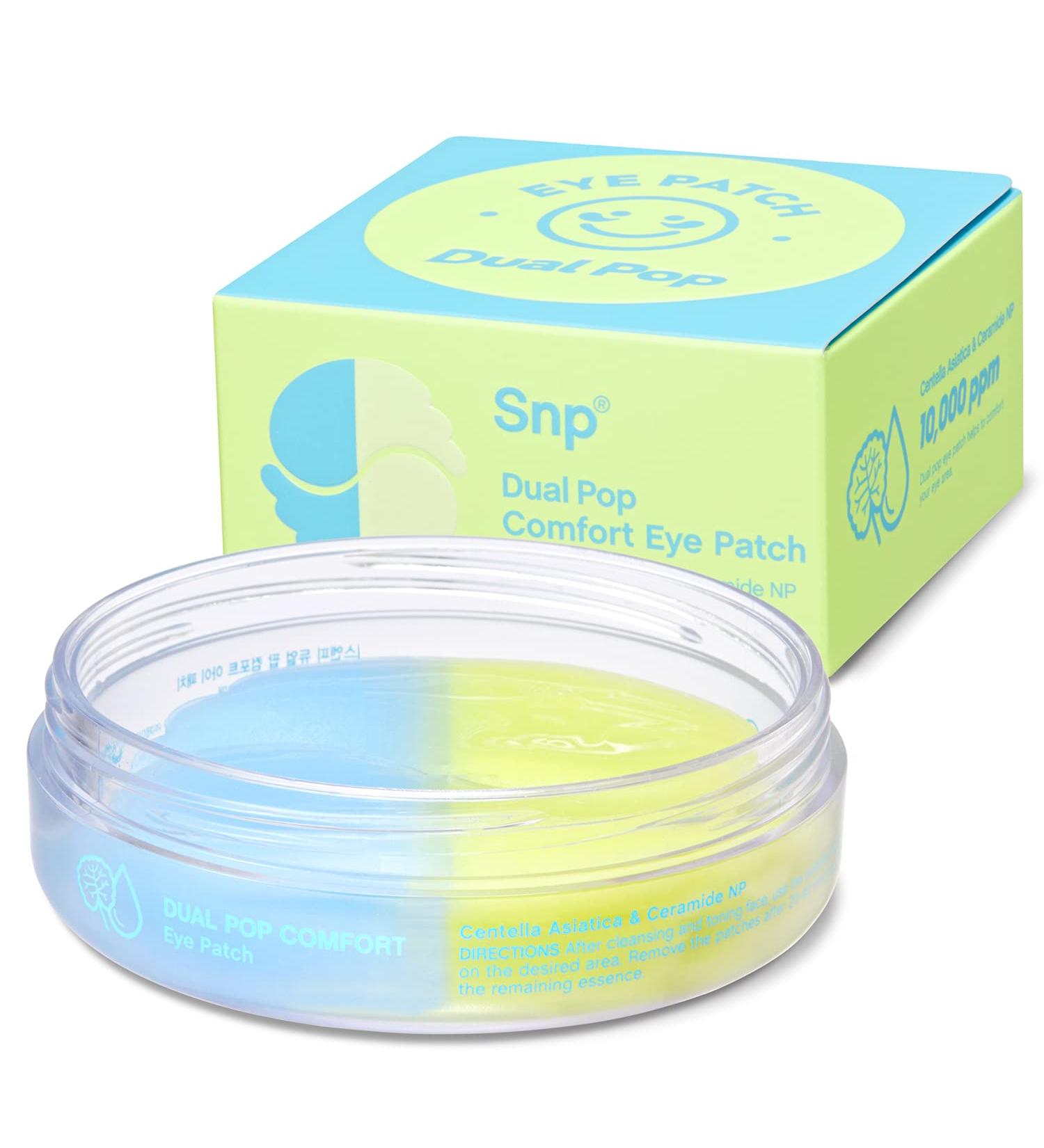 SNP Dual Pop Under Eye Patches - 30 Pcs, Moisture Comfort - For Puffy Eyes, Firmness, and Skin Complexion - Buy Online on GoSupps.com