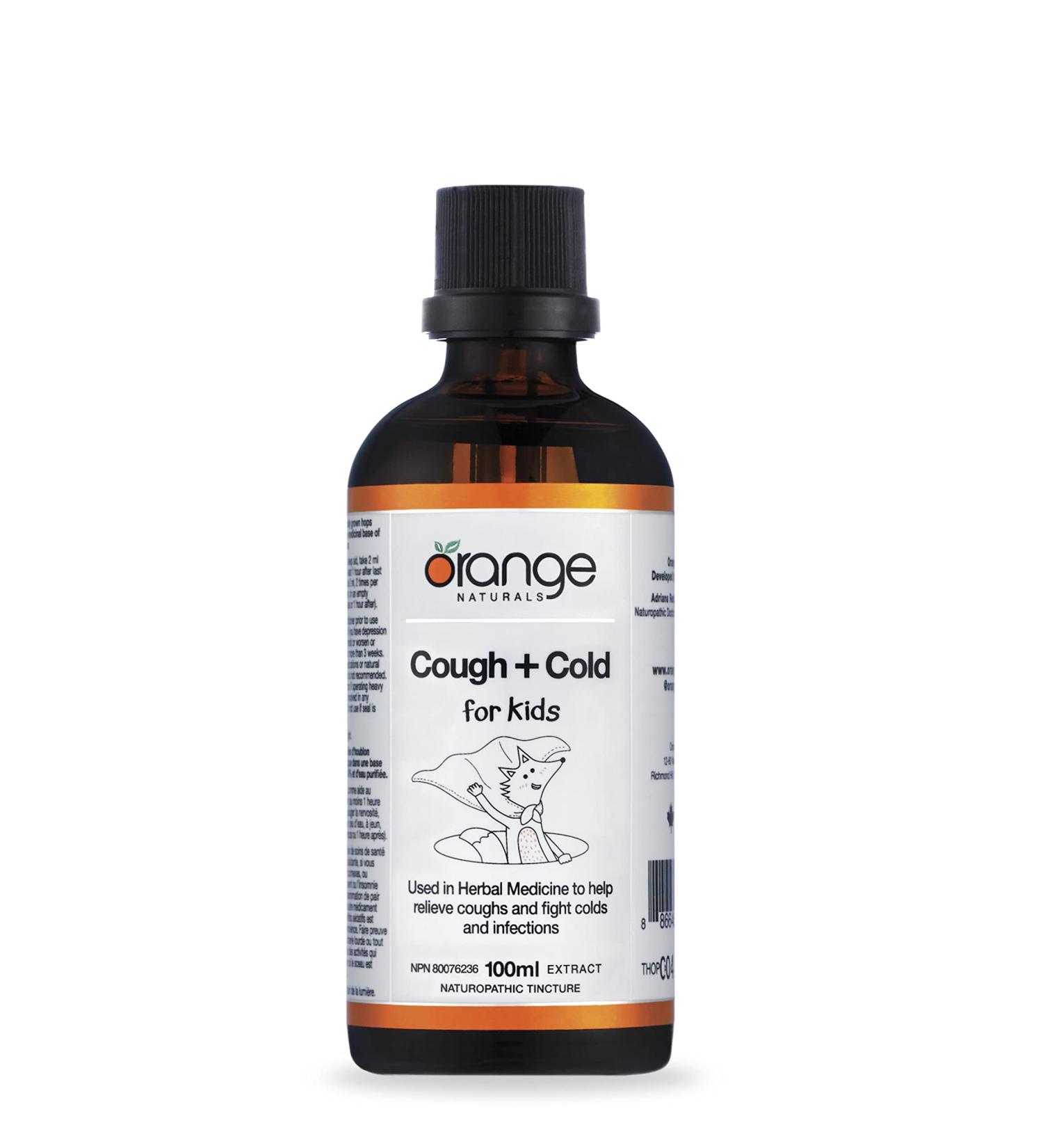 Orange Naturals - Cough+Cold (Kids) Tincture - Buy Online on GoSupps.com