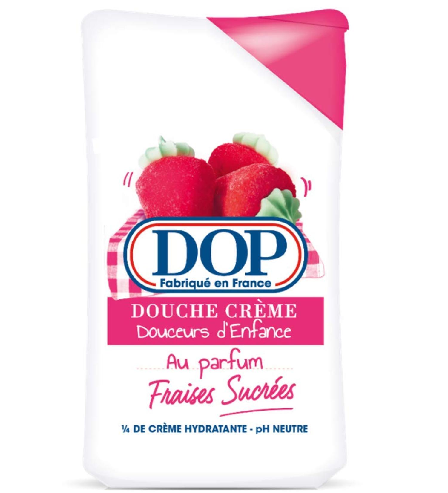 Dop Douceurs d'Enfance Gel Douche Cr me Au Parfum Fraises Sucr es 250ml 250 ml (Lot de 1)