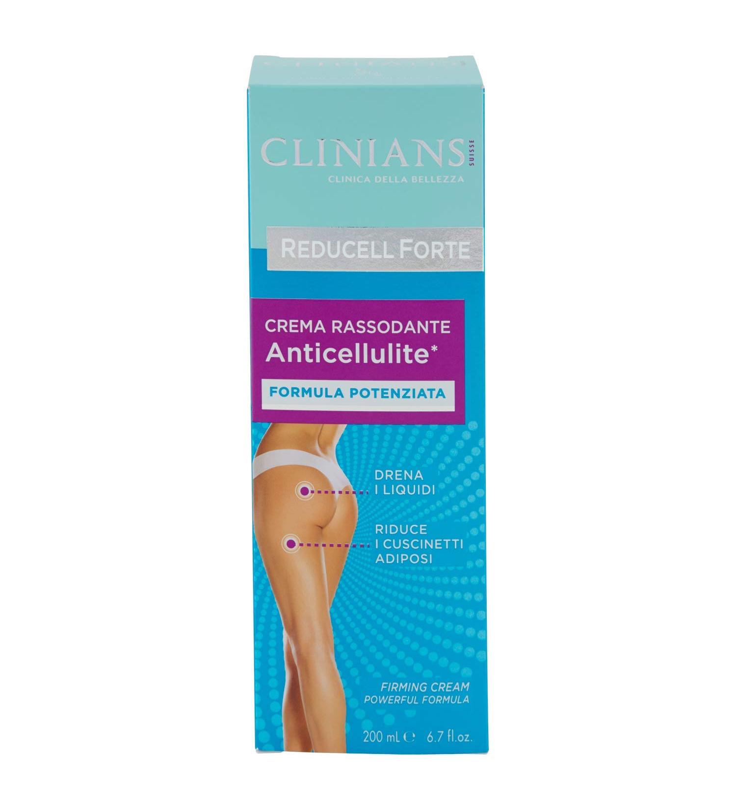  CLINIANS Clinians Action Body Reducell Forte Concentrated Anti-Cellulite Body Cream - 200 ml - Buy Online on GoSupps.com