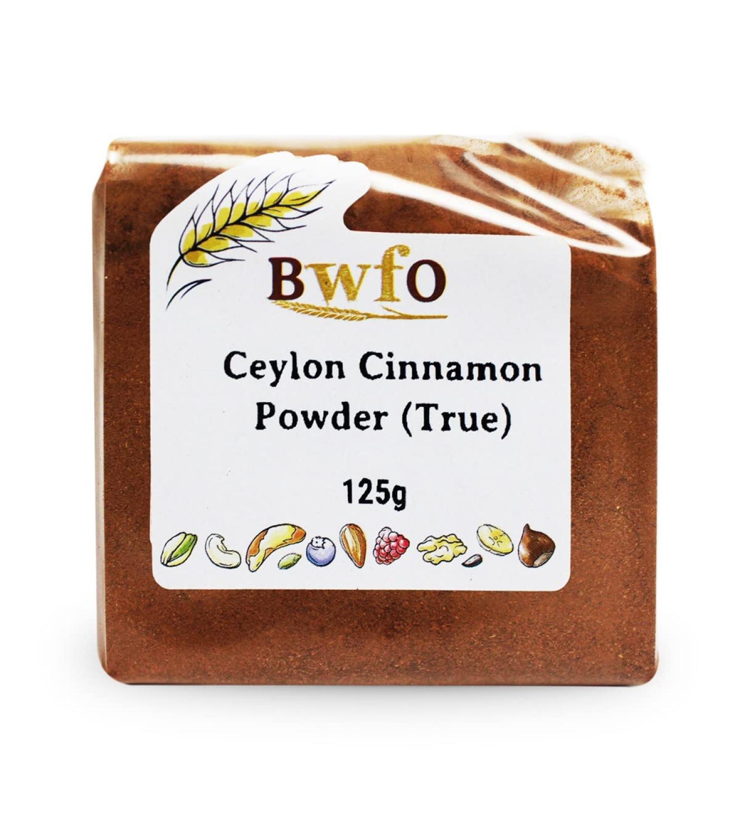 Organic Ceylon Cinnamon Powder (True) 125g (BWFO)