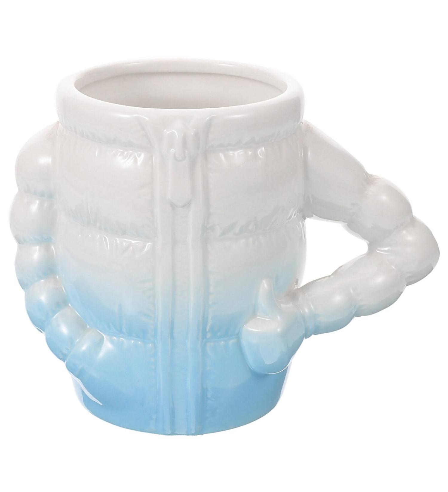 Baluue Ceramic Razor Shell - Funny Shaving Cup for Wet Shaving | Unique Razor Soap Peel Down Jacket Shape | Hairdresser Accessories - Shop Internationally! - Buy Online on GoSupps.com