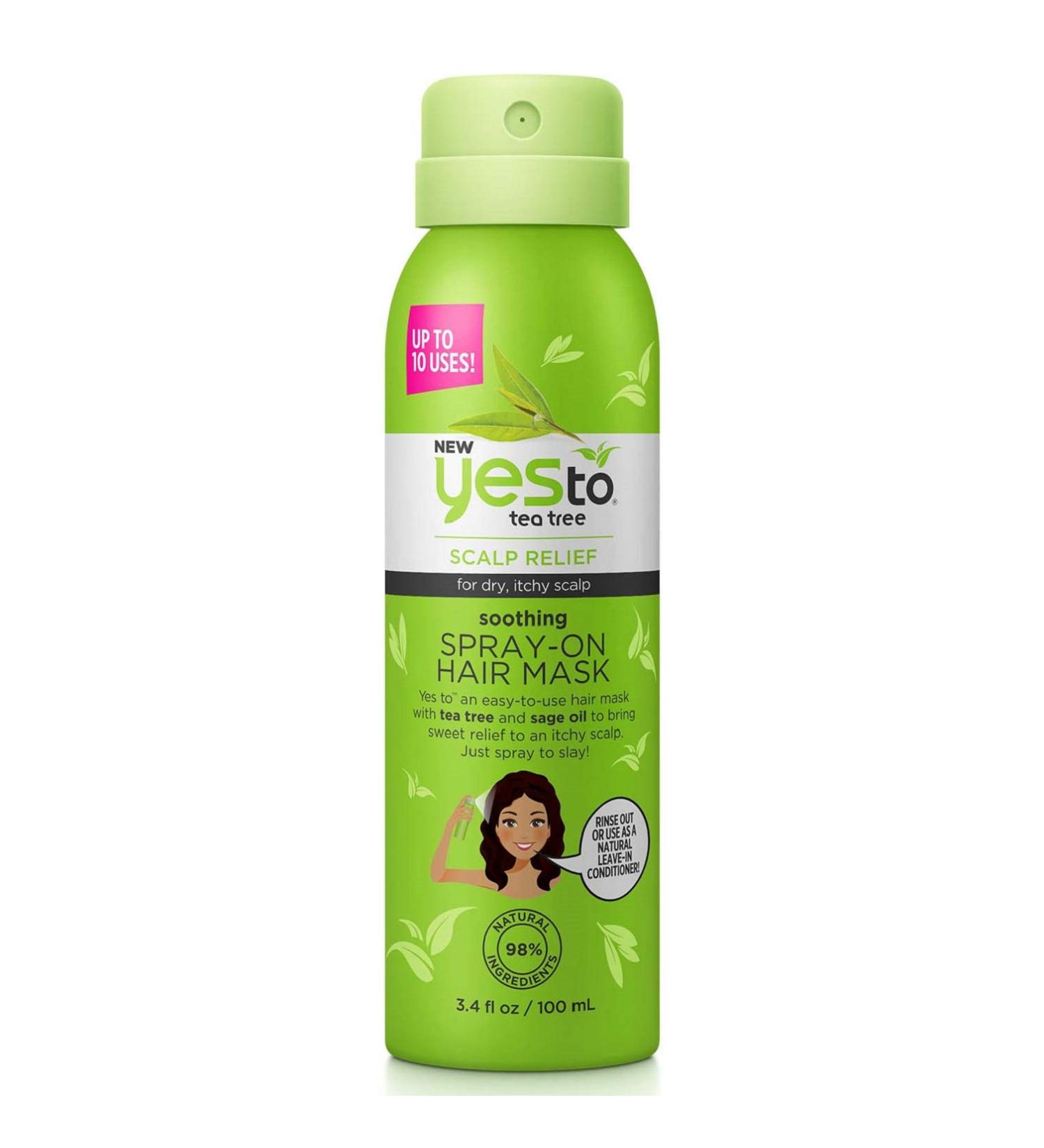 Yes To Tea Tree Scalp Relief Hair Mask - Soothing Spray for Scalp Care - Buy Online on GoSupps.com