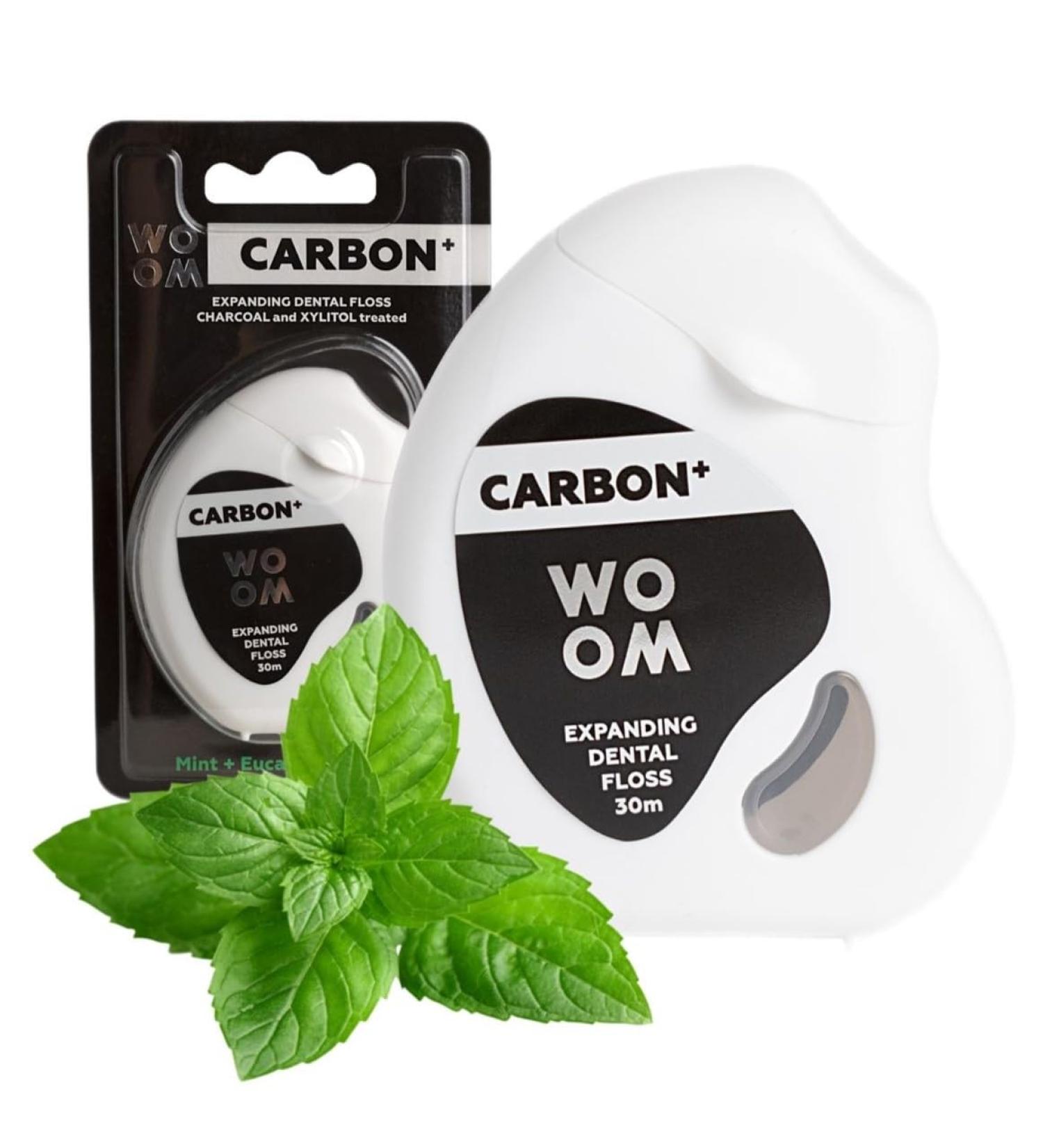 Shop Woom Carbon+ Dental Floss - Premium Eco-Friendly Floss for Healthier Teeth | Fast International Shipping - Buy Online on GoSupps.com