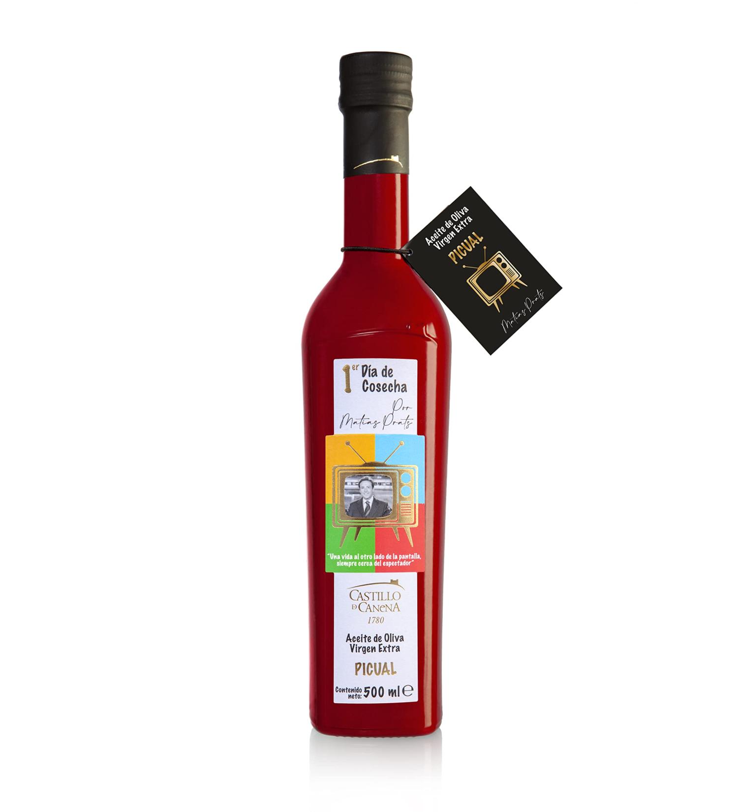 100% Picual Extra Virgin Olive Oil - Limited Edition Oil| 500ml Oil Bottle of Castillo de Canena